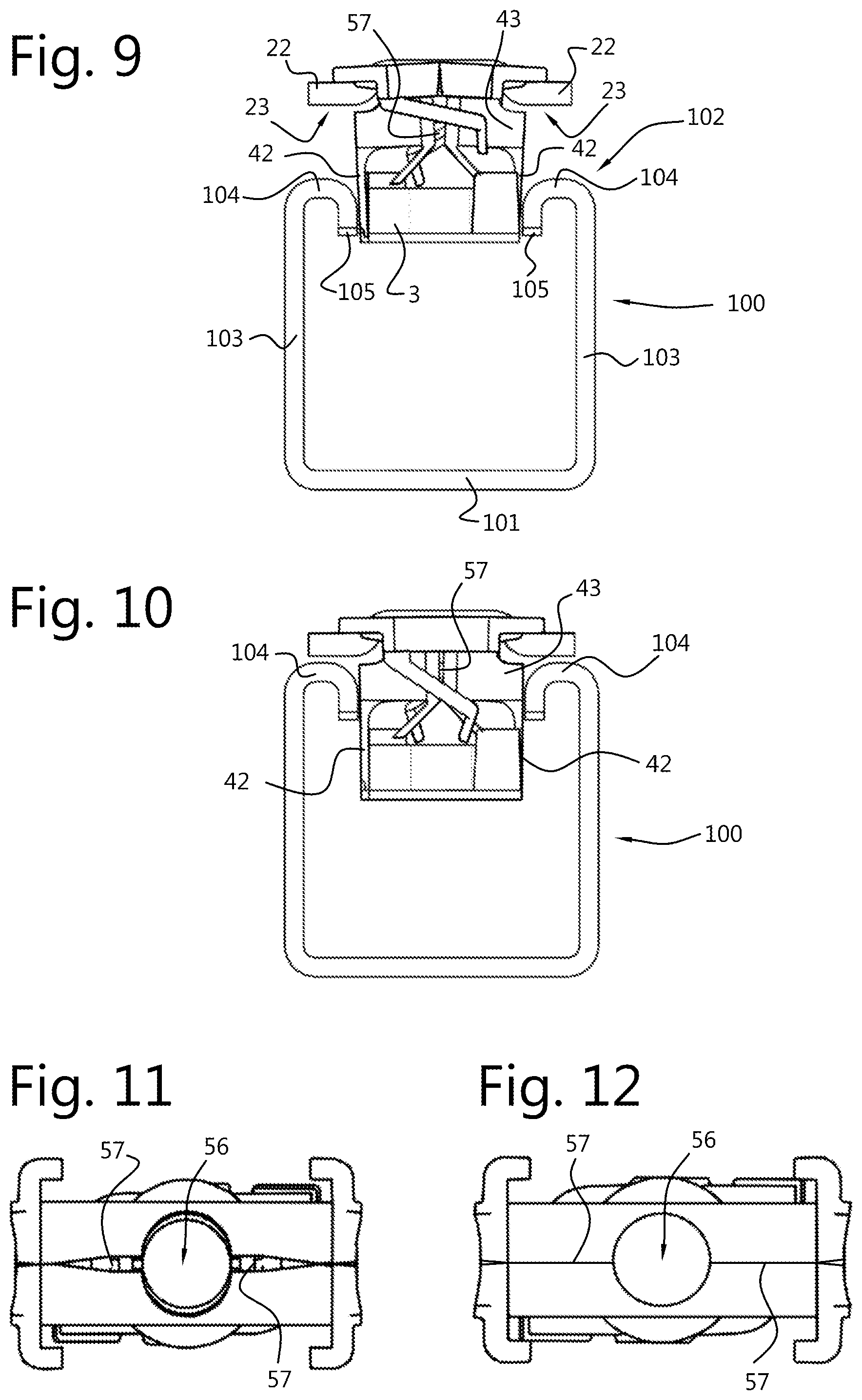 Patent US11781585 Figure 4 – Channel fastener having tapering support body
