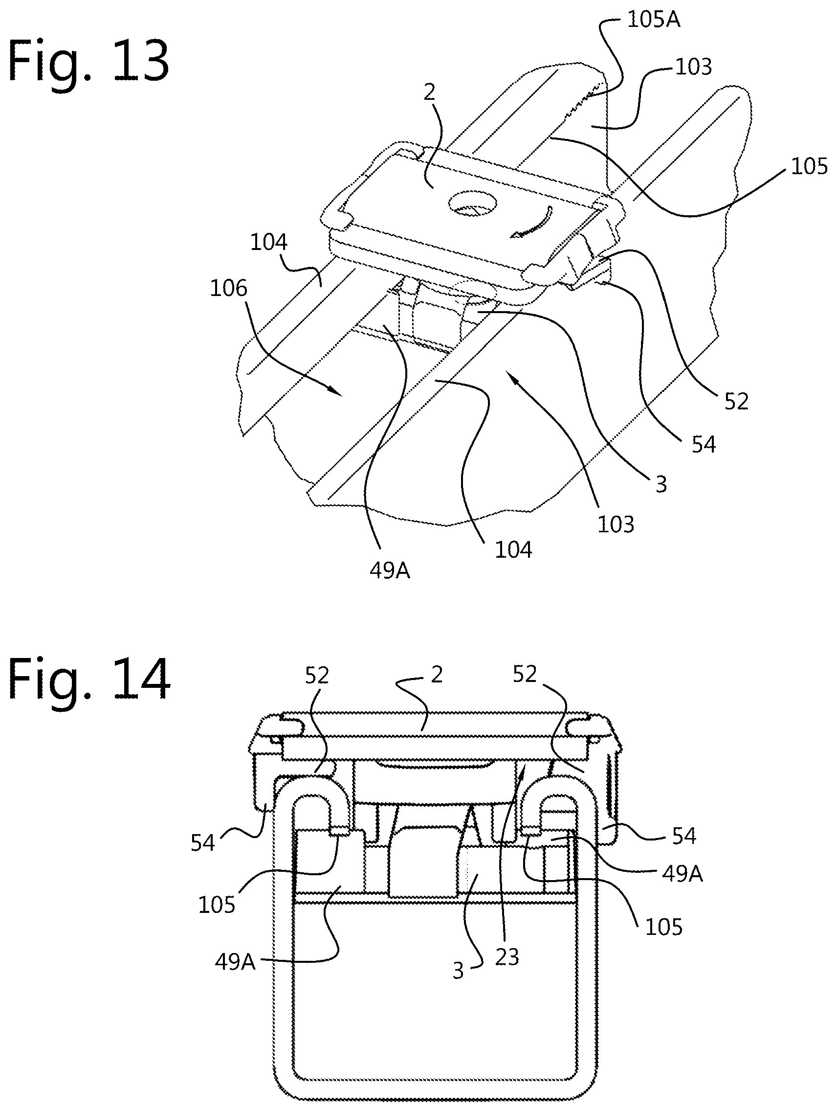 Patent US11781585 Figure 5 – Channel fastener having tapering support body