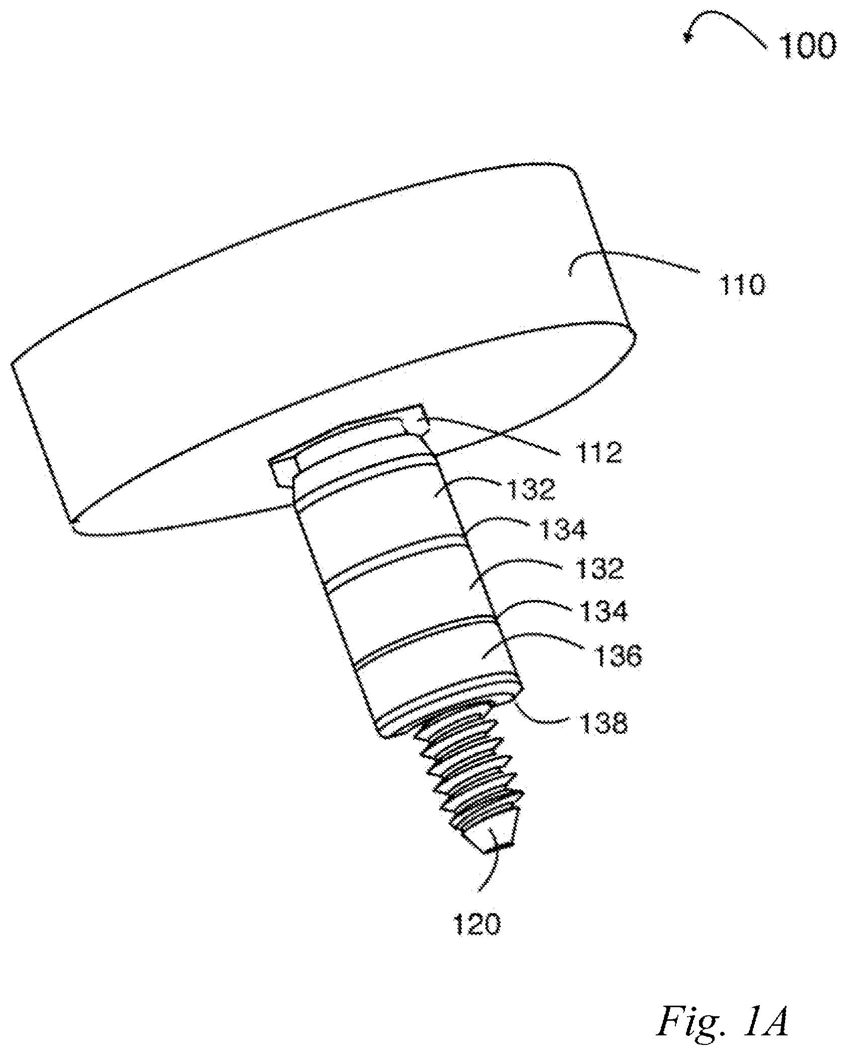Patent US11781586 Figure 1 – Expandable diameter fastener