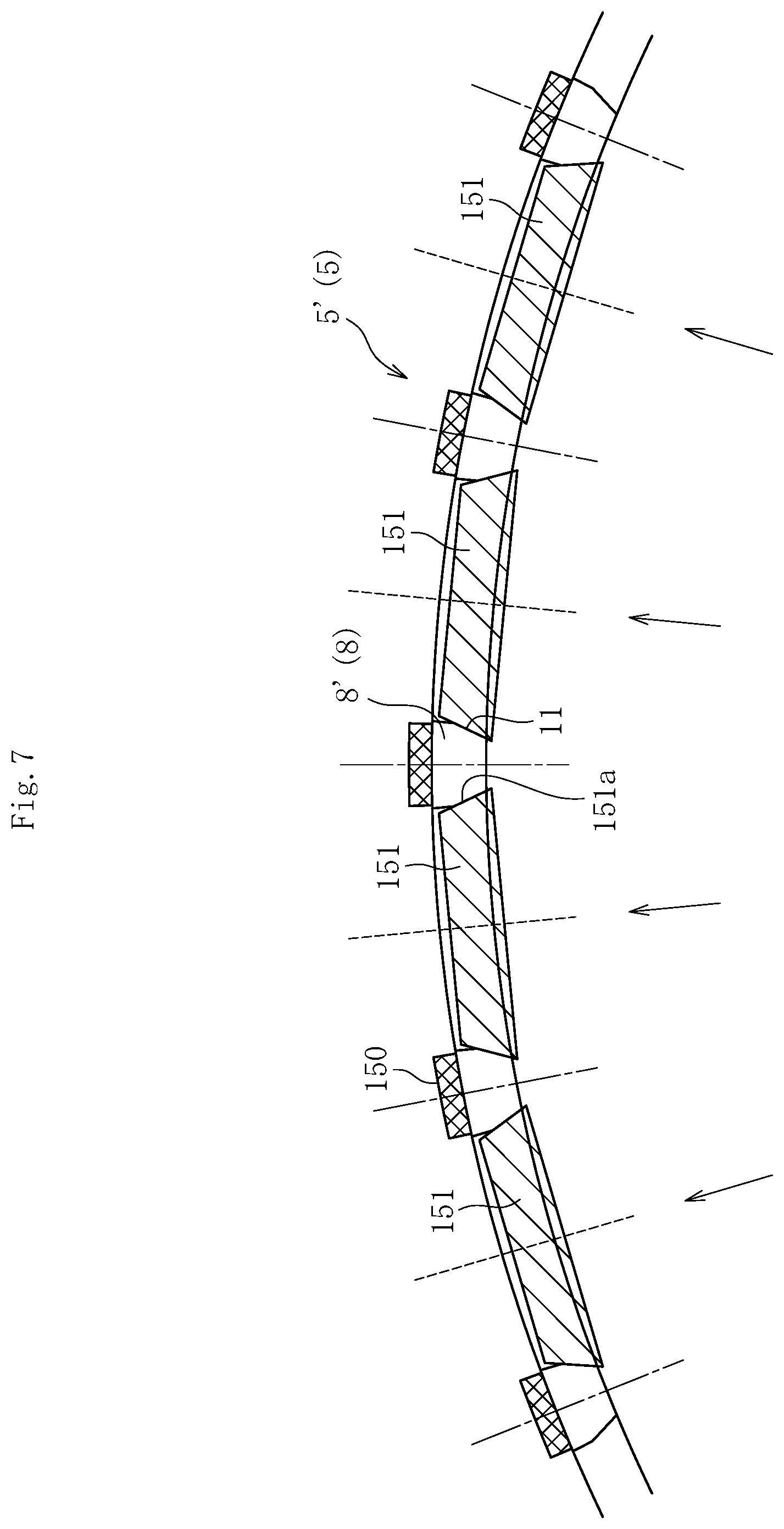 Patent US11781589 Figure 7 – Tapered roller bearing