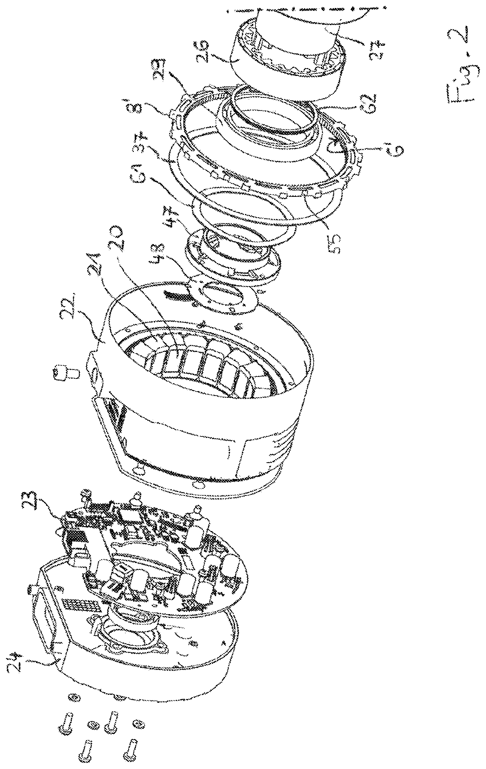 Patent US11781590 Figure 2 – Load cell for determining a radial force acting on a crankshaft
