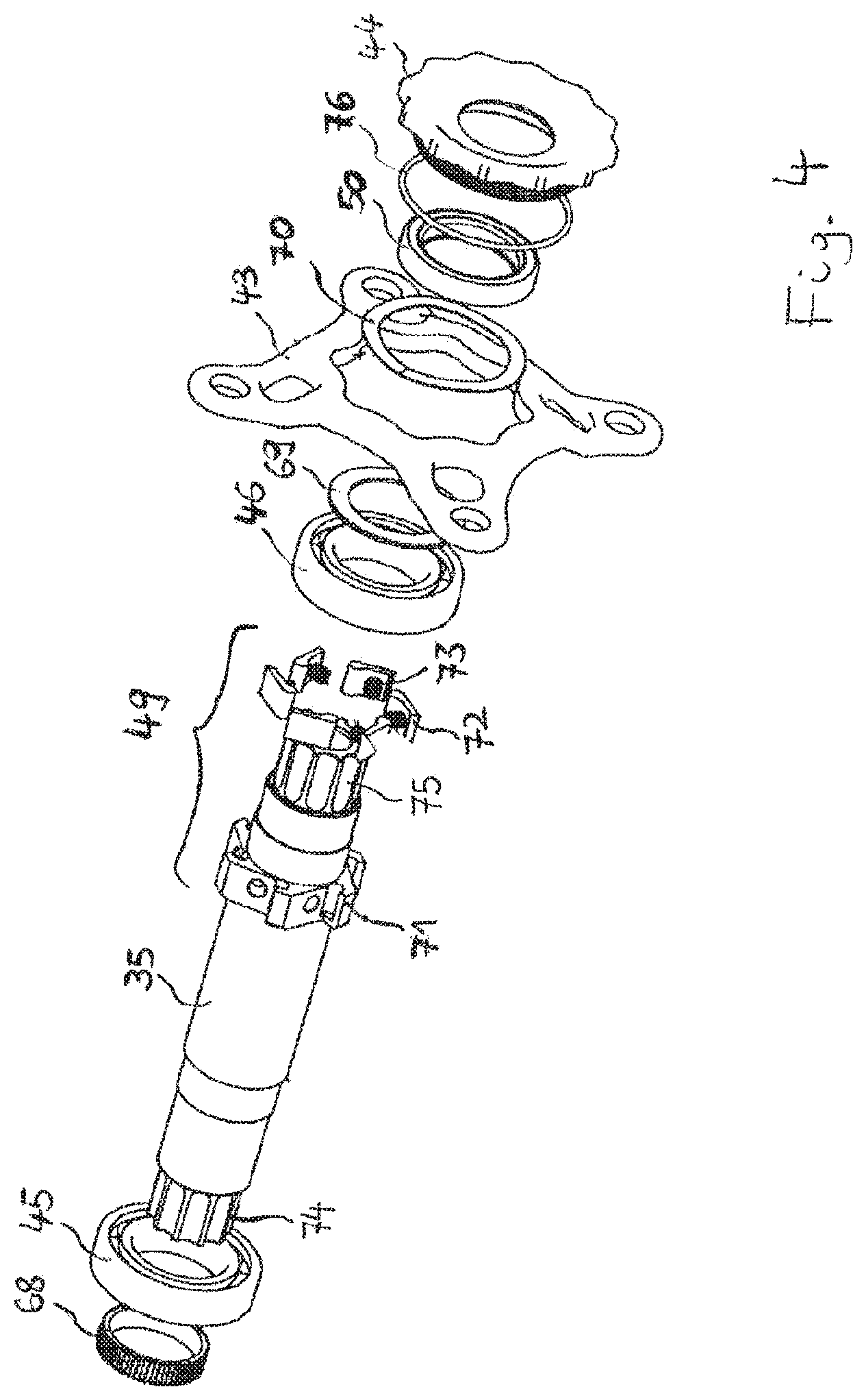 Patent US11781590 Figure 4 – Load cell for determining a radial force acting on a crankshaft