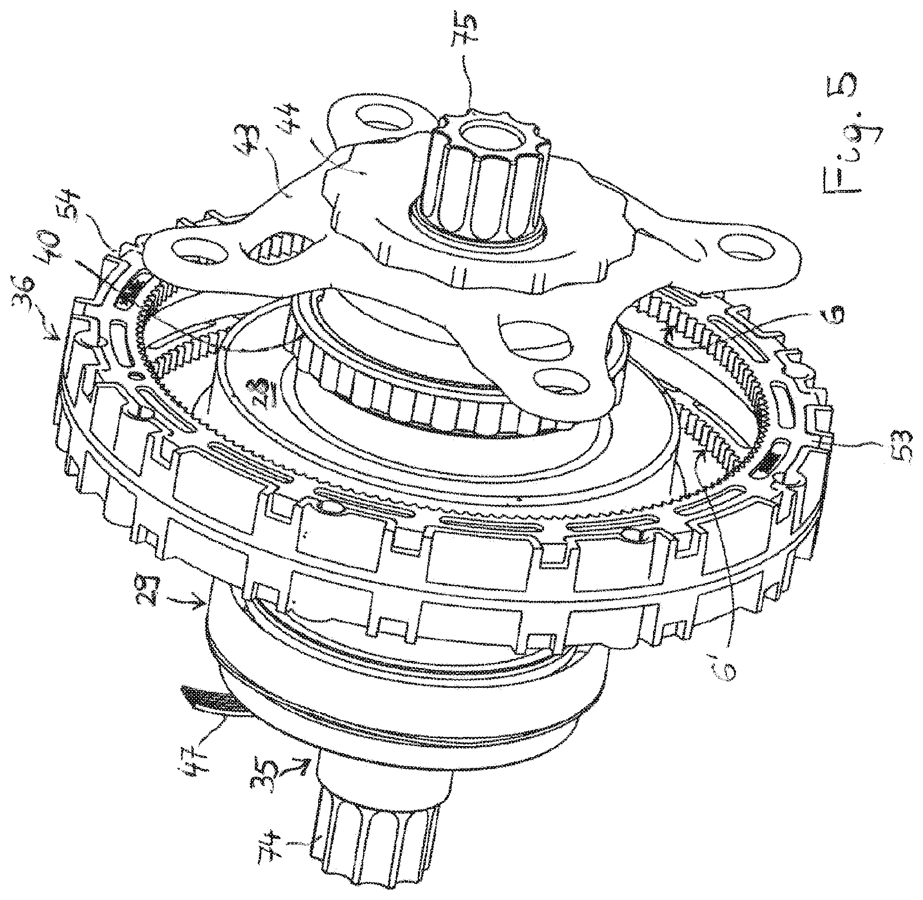 Patent US11781590 Figure 5 – Load cell for determining a radial force acting on a crankshaft