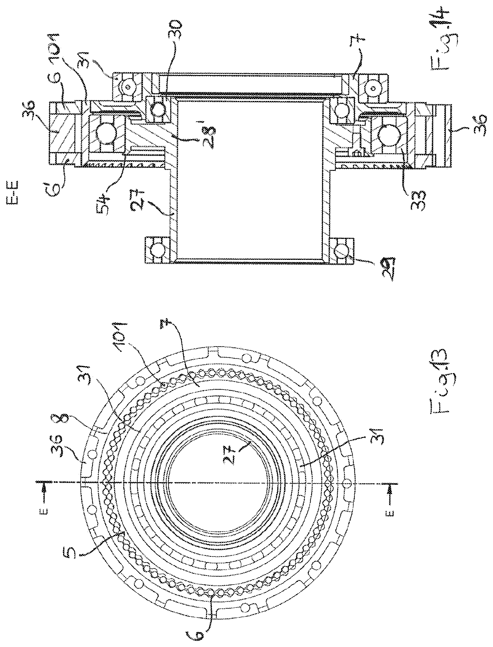 Patent US11781590 Figure 11 – Load cell for determining a radial force acting on a crankshaft