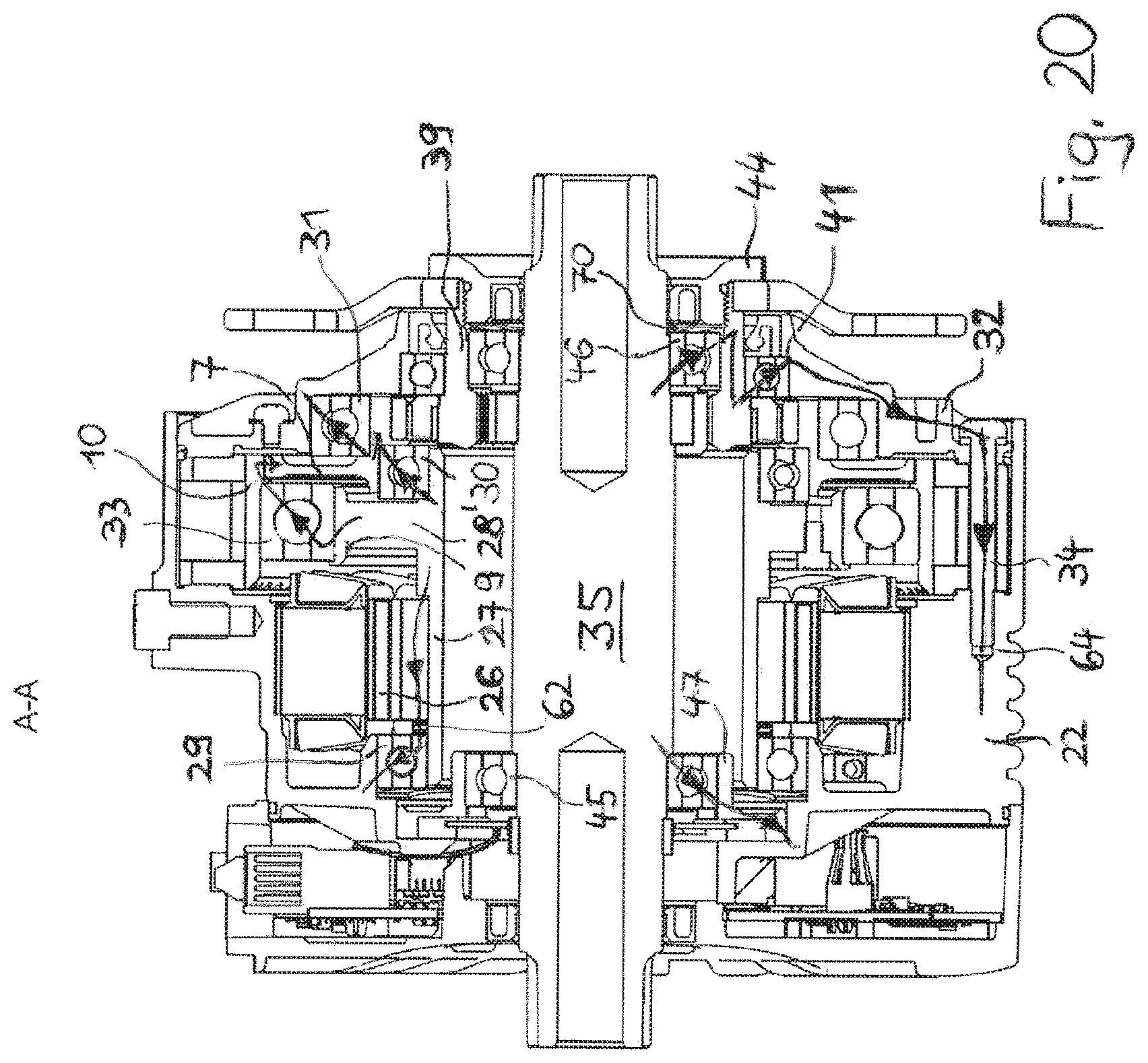 Patent US11781590 Figure 14 – Load cell for determining a radial force acting on a crankshaft