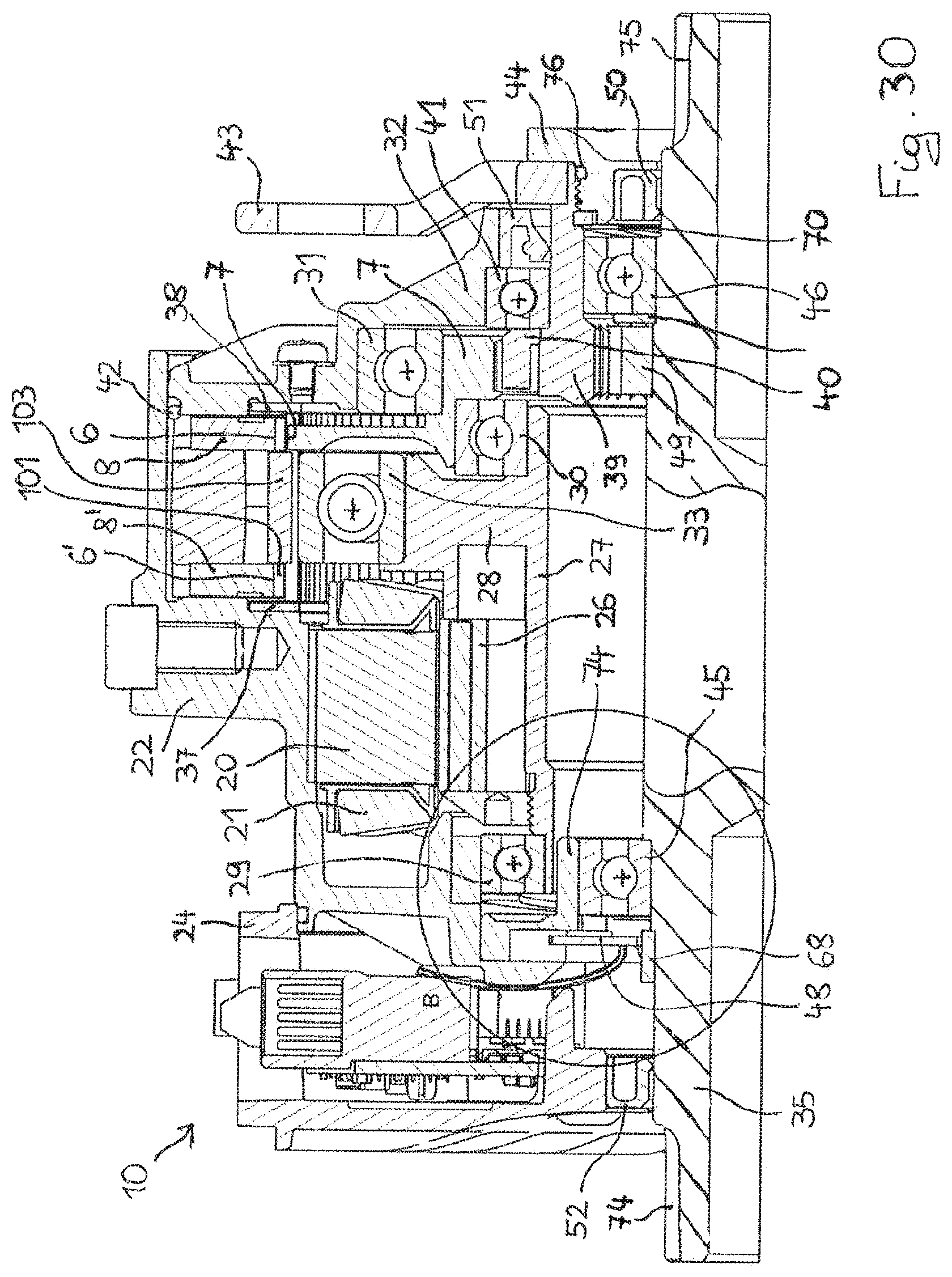 Patent US11781590 Figure 19 – Load cell for determining a radial force acting on a crankshaft