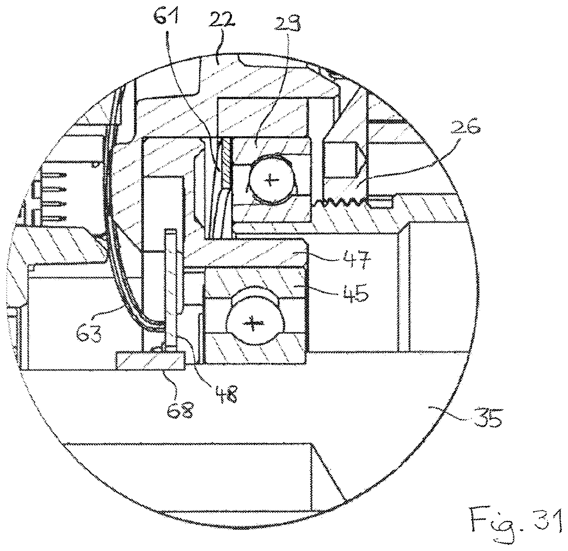 Patent US11781590 Figure 20 – Load cell for determining a radial force acting on a crankshaft