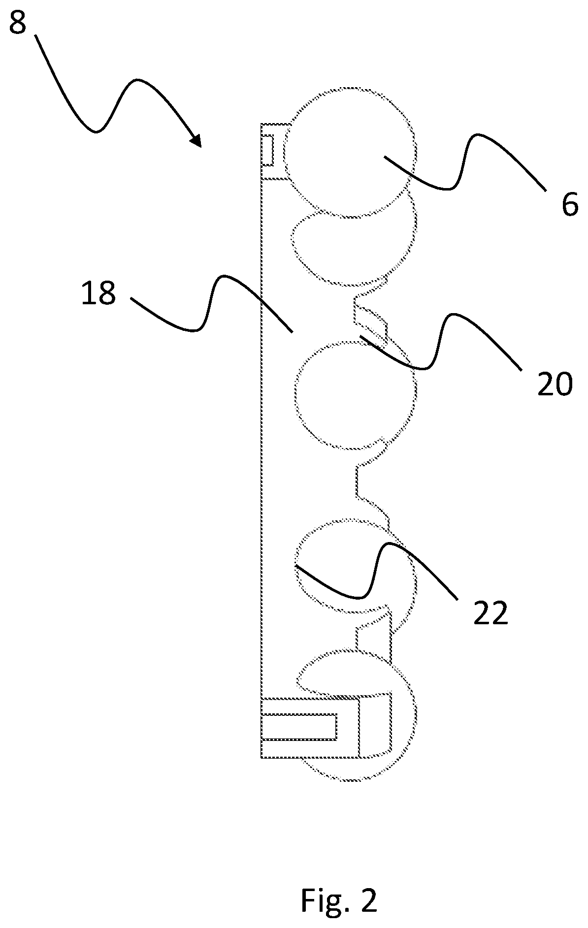 Patent US11781595 Figure 2 – Deep groove ball bearing