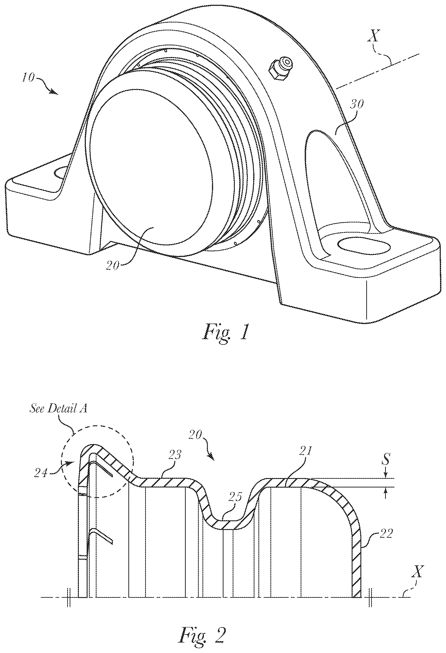 Patent US11781597 Figure 1 – System for securing together by means of press-fitting a casing and a cover of a housing element