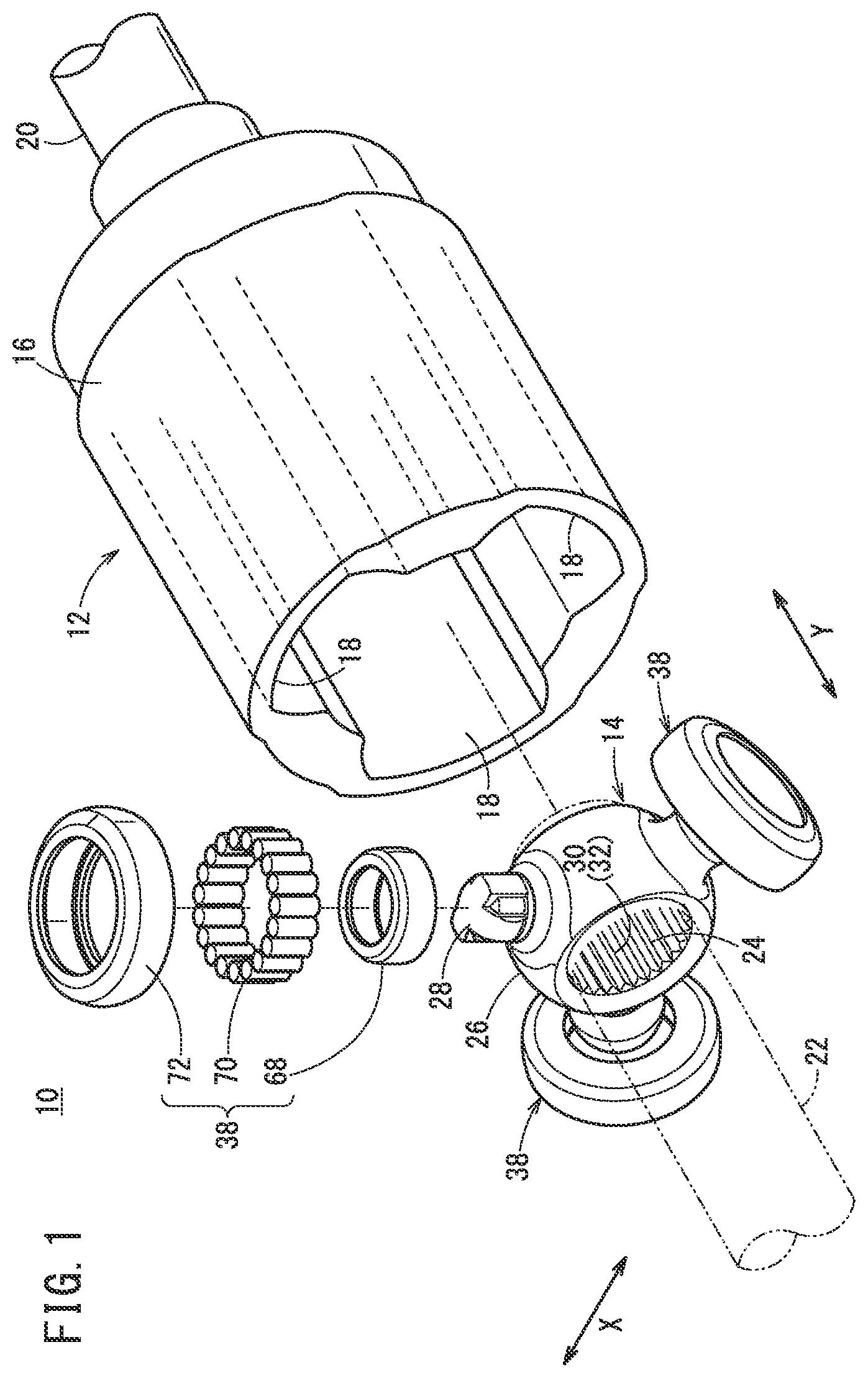 Patent US11781599 — Constant velocity joint — Figure 1