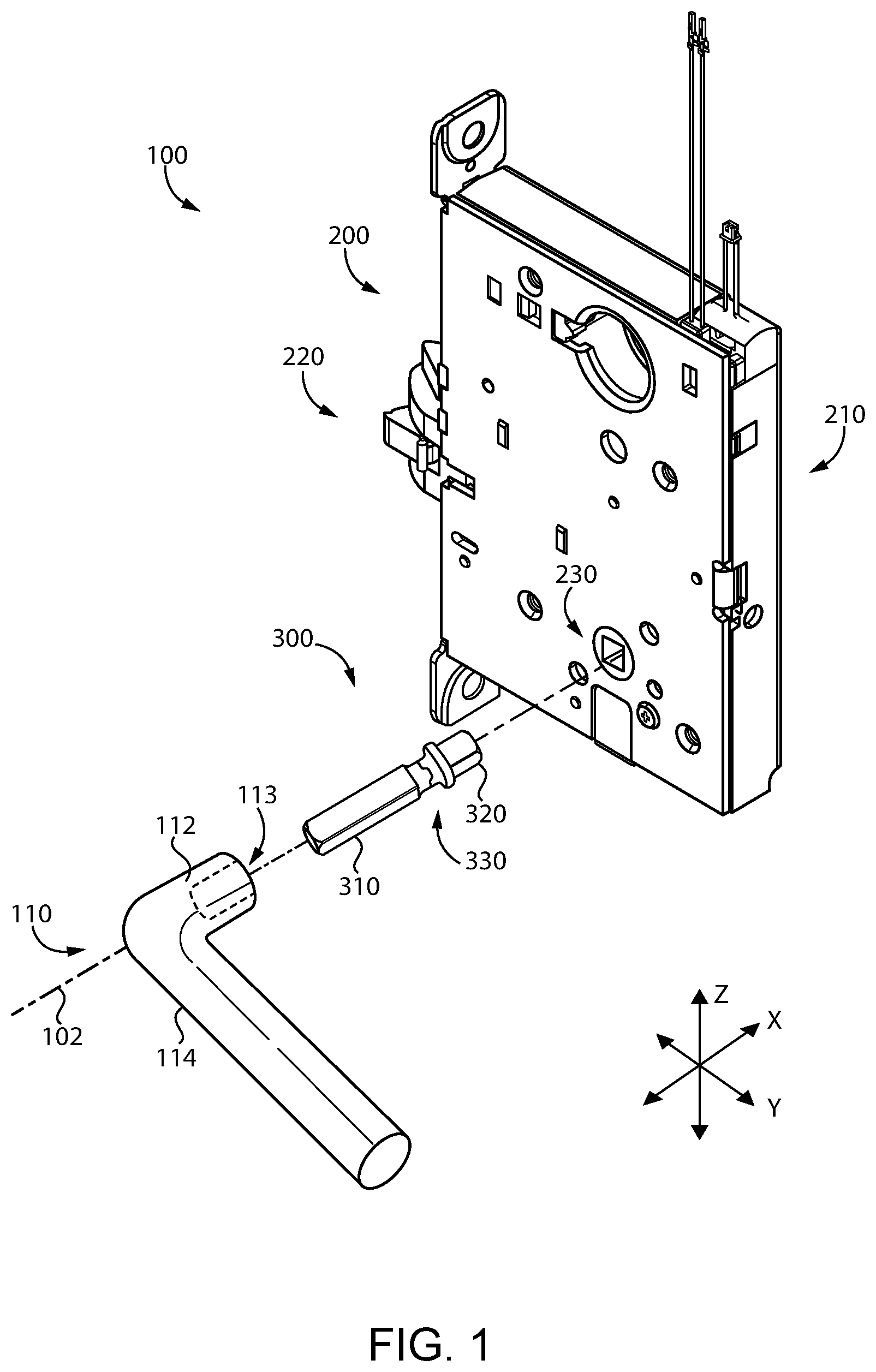 Patent US11781600 Figure 1 – Torque-limiting spindle