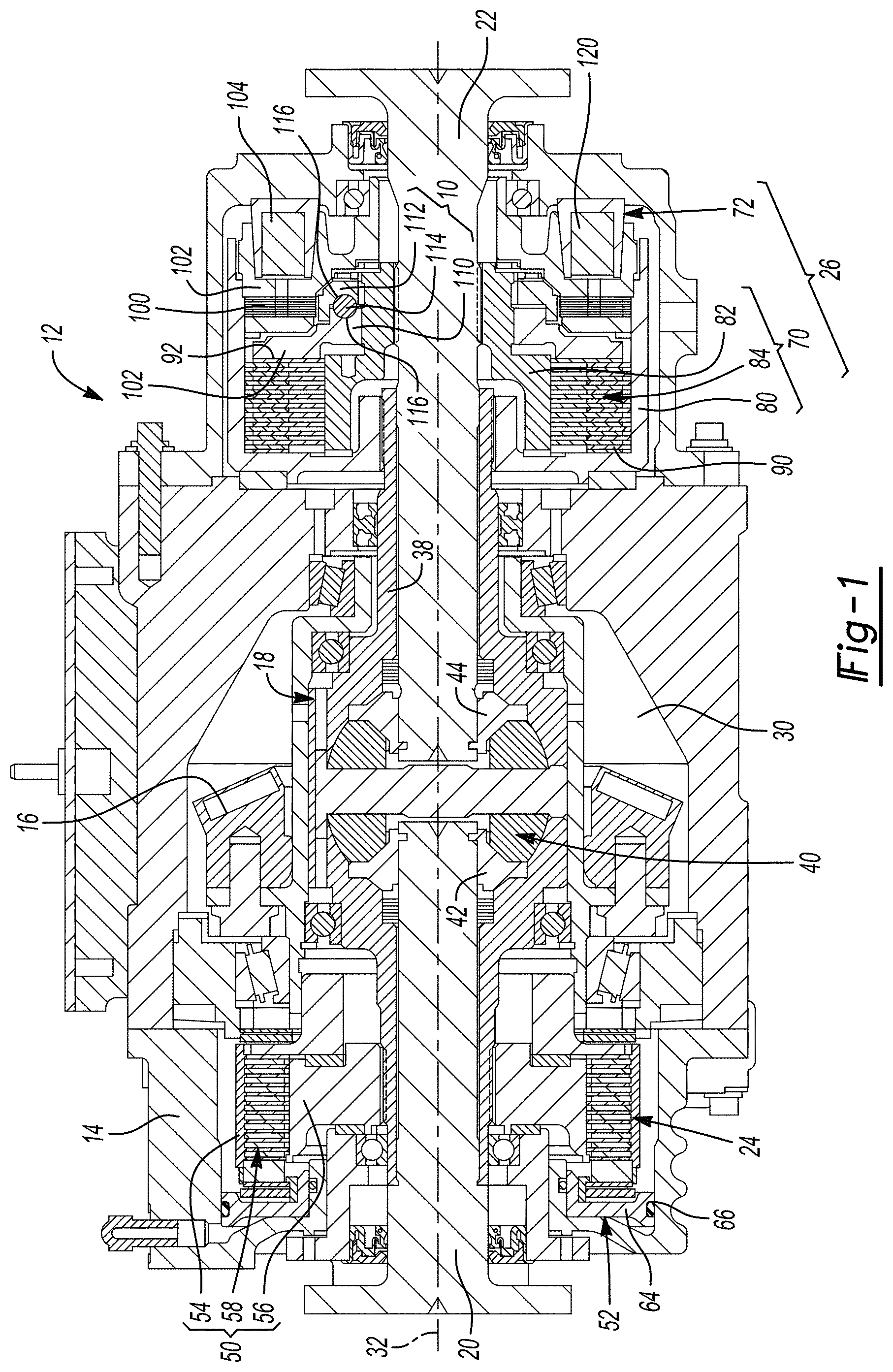 Patent US11781604 Figure 1 – Actuator with powdered metal ball ramp and method of selective surface densification of powdered metal ball ramp