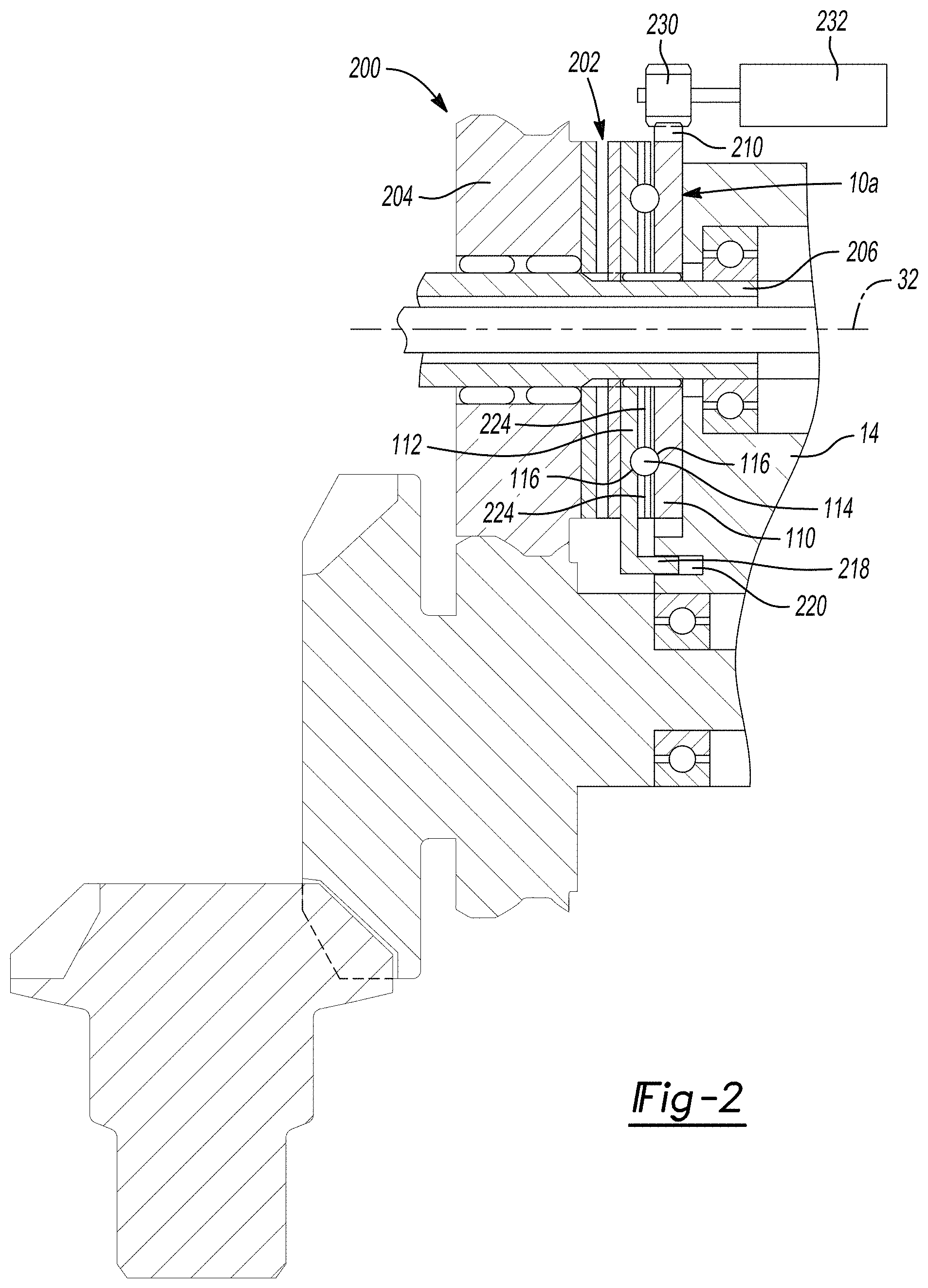 Patent US11781604 Figure 2 – Actuator with powdered metal ball ramp and method of selective surface densification of powdered metal ball ramp