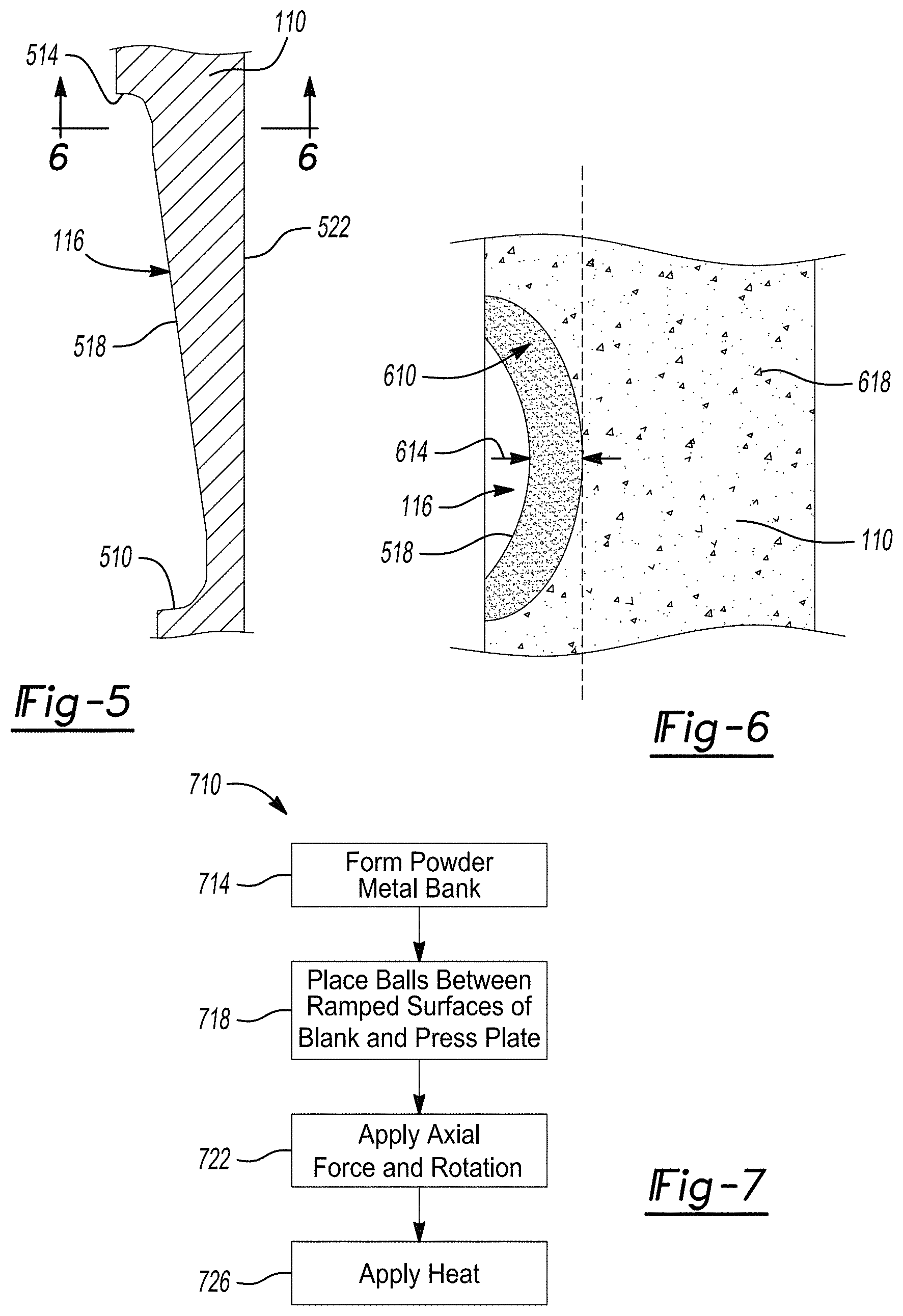 Patent US11781604 Figure 4 – Actuator with powdered metal ball ramp and method of selective surface densification of powdered metal ball ramp