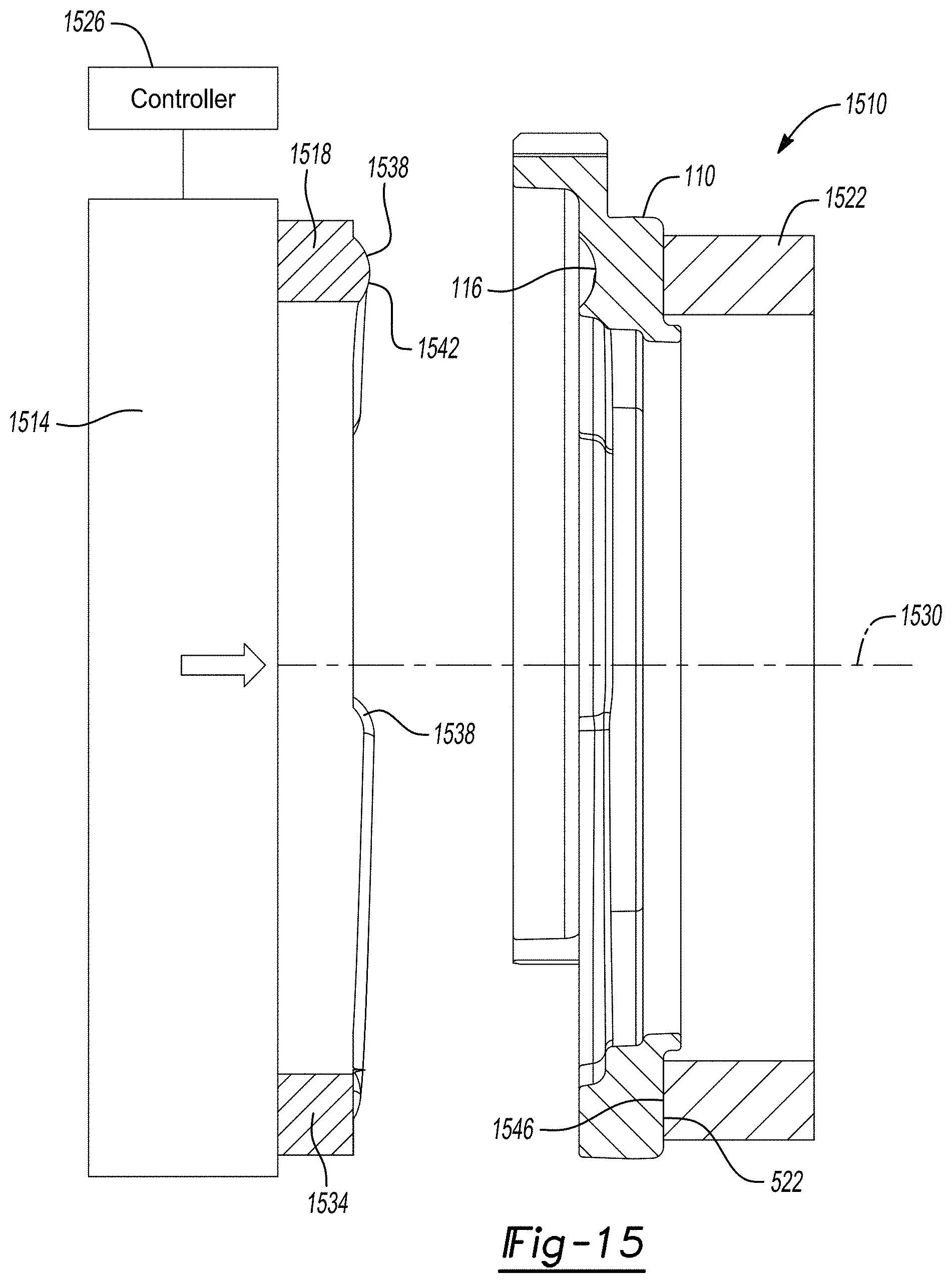 Patent US11781604 Figure 8 – Actuator with powdered metal ball ramp and method of selective surface densification of powdered metal ball ramp