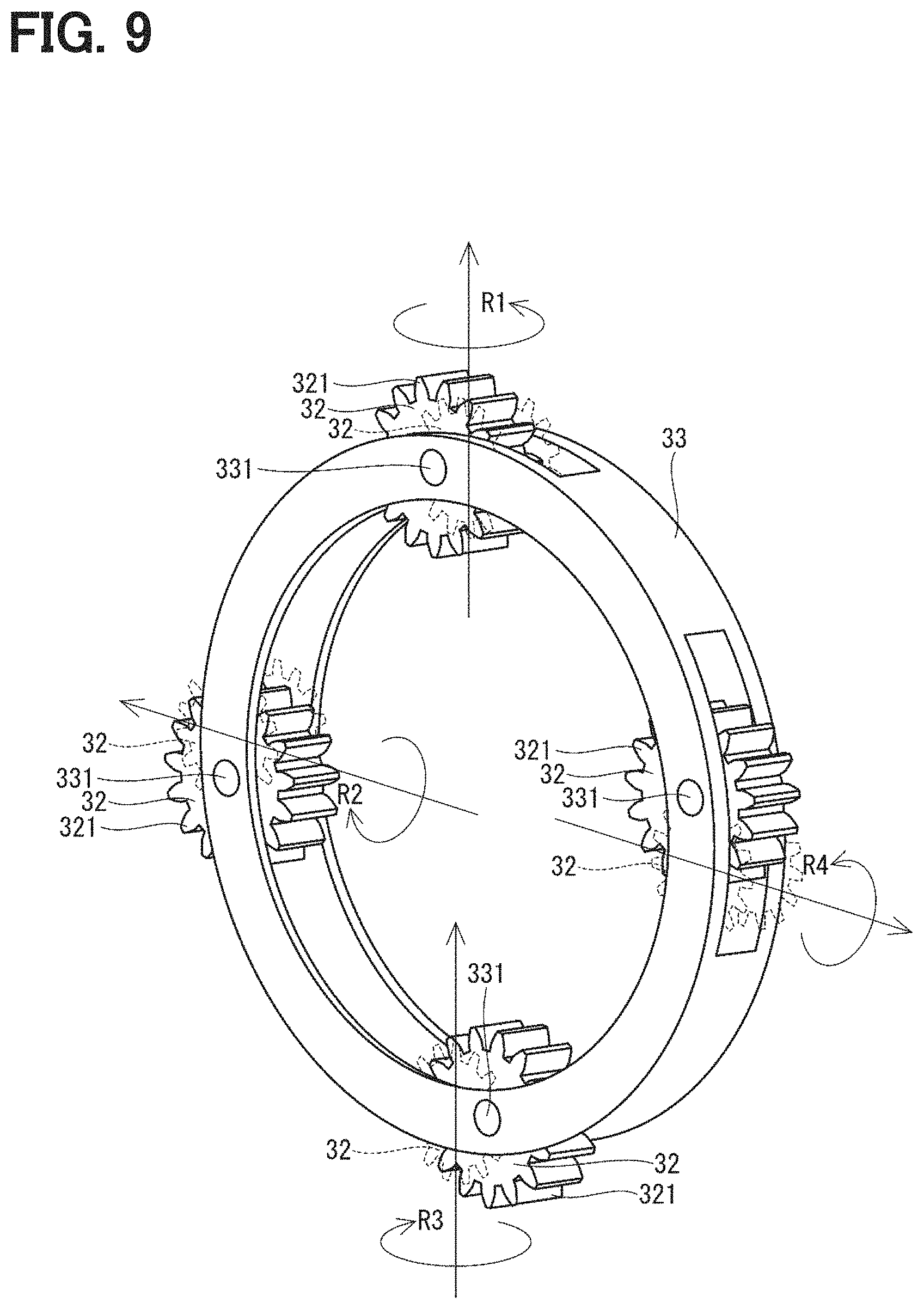 Patent US11781605 Figure 9 – Clutch device