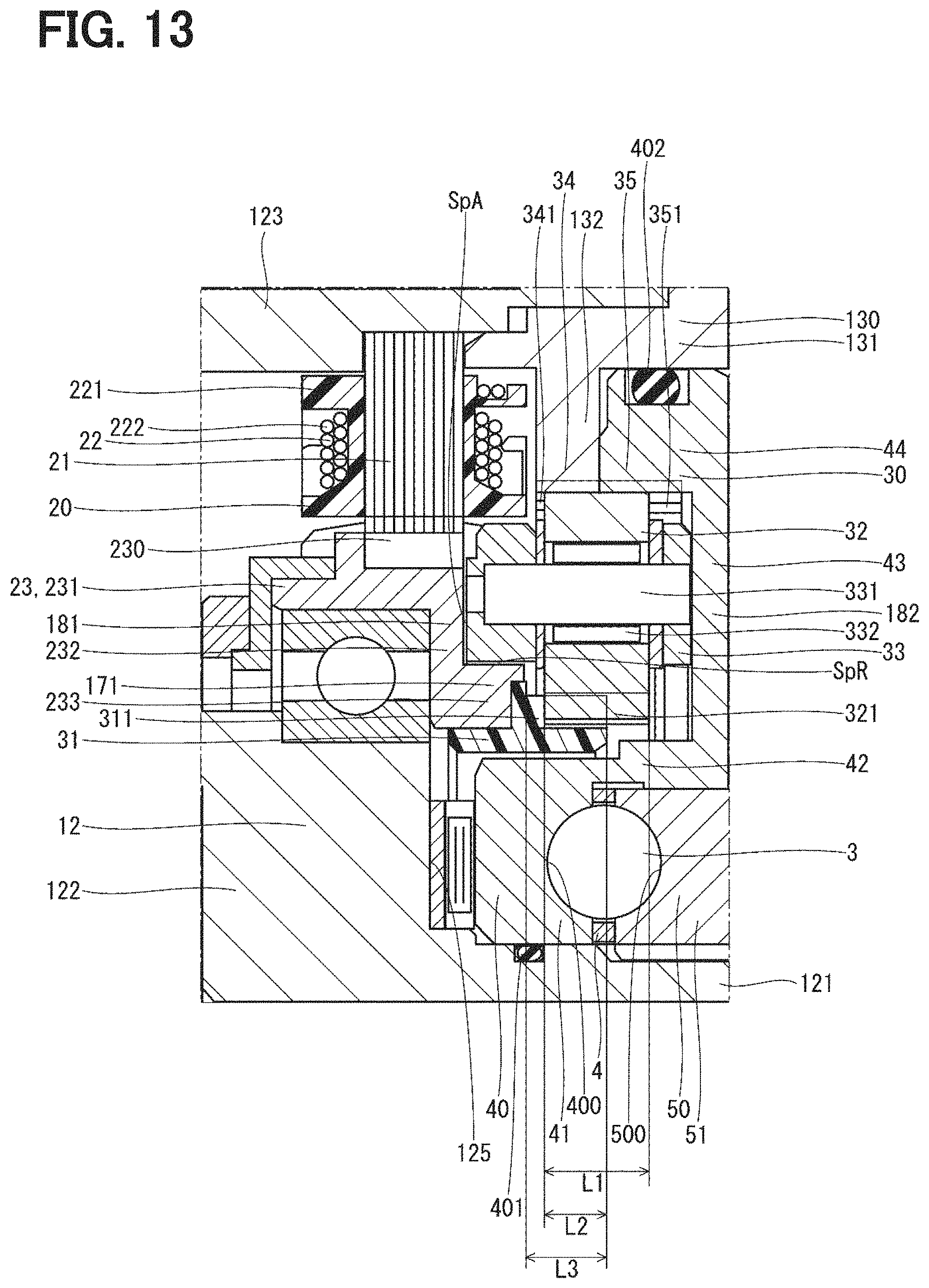 Patent US11781605 Figure 13 – Clutch device