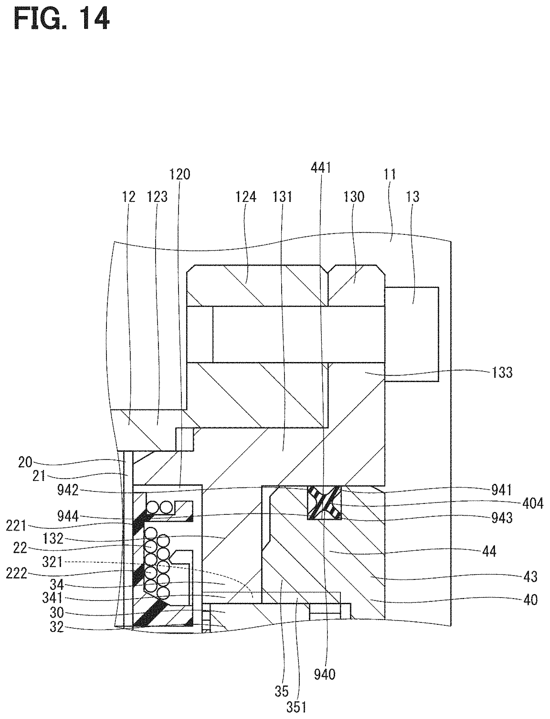 Patent US11781605 Figure 14 – Clutch device