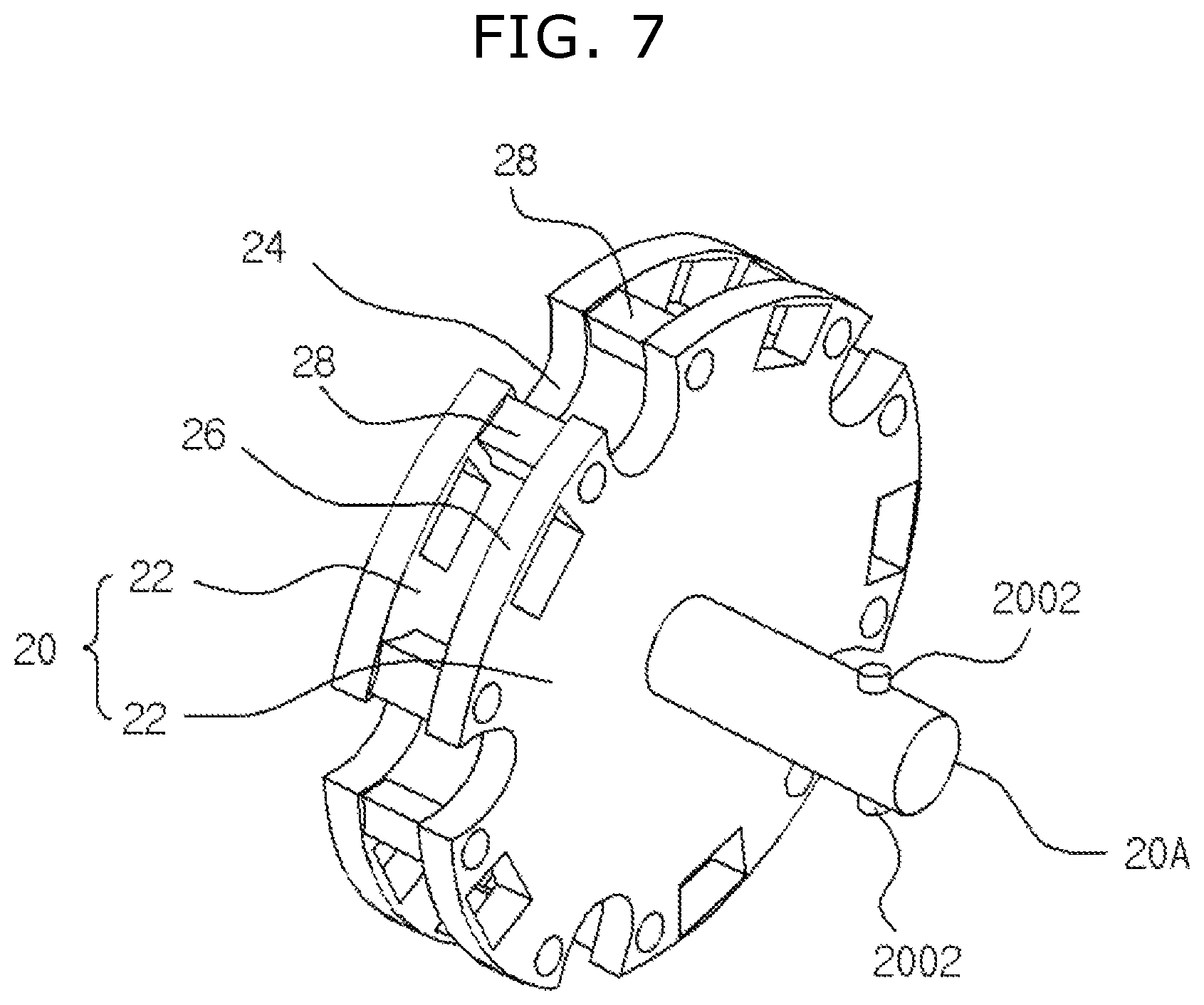 Patent US11781606 Figure 4 – Rotary shaft assembly