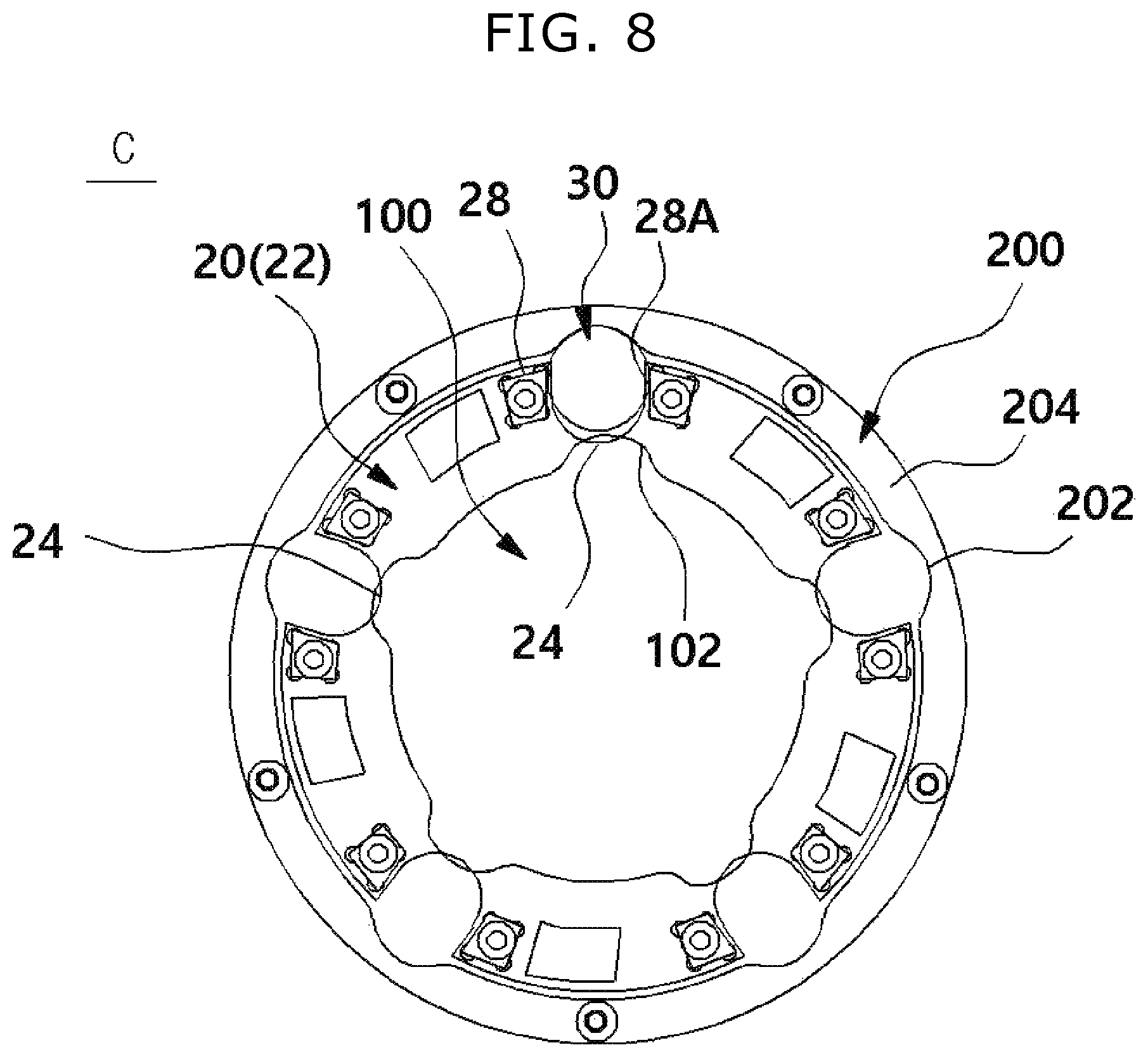 Patent US11781606 Figure 5 – Rotary shaft assembly