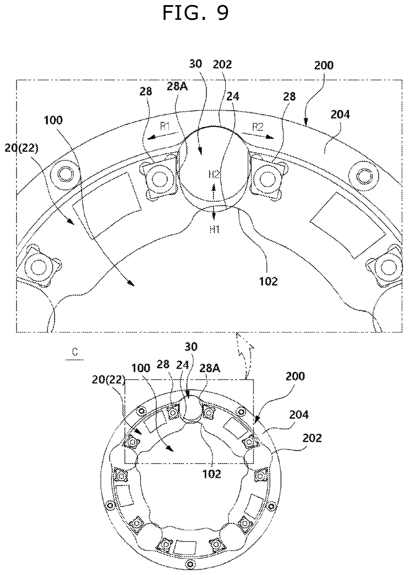 Patent US11781606 Figure 6 – Rotary shaft assembly