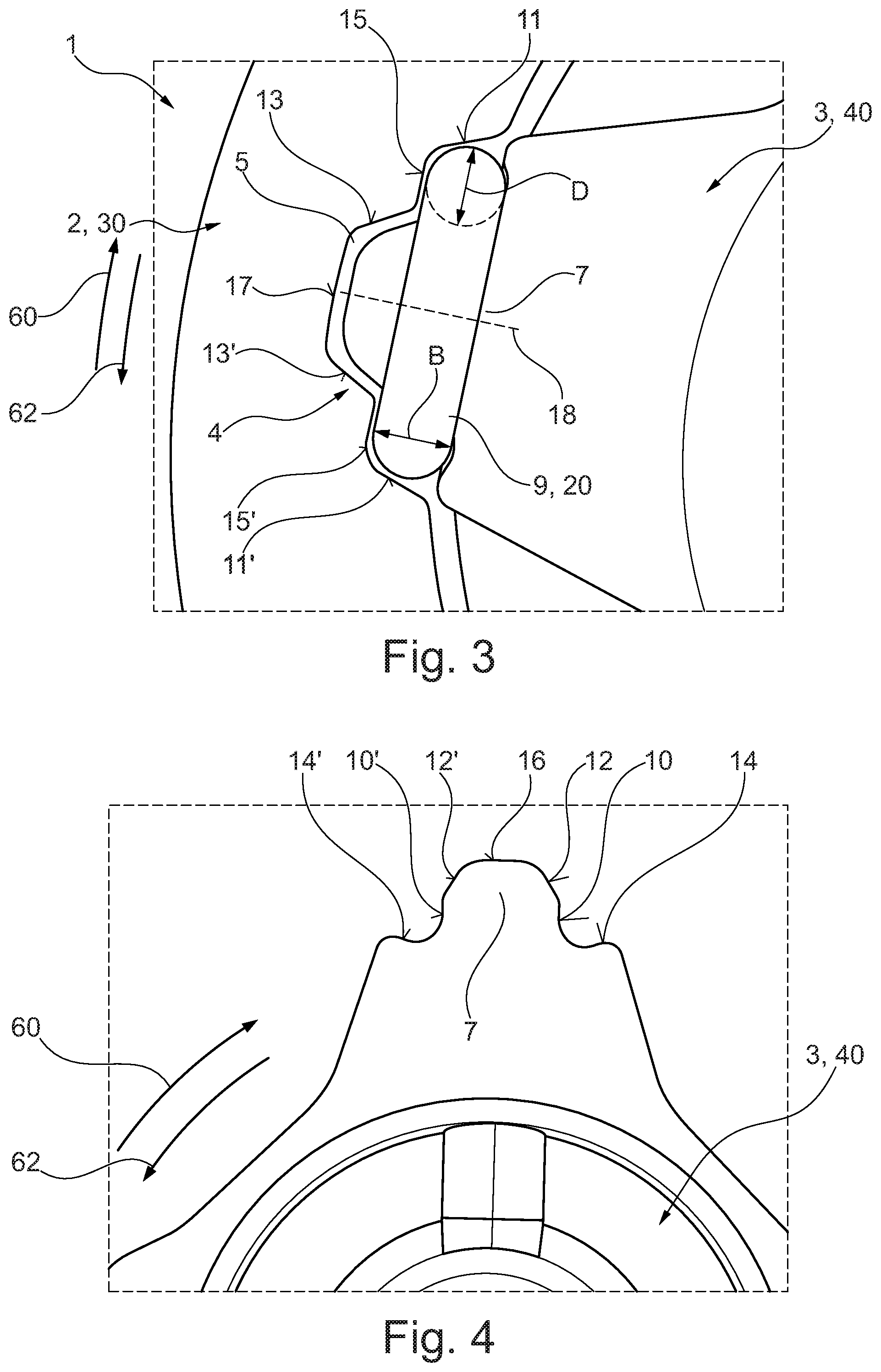 Patent US11781609 Figure 3 – Actuating arrangement for a parking brake, gear mechanism element and parking brake system