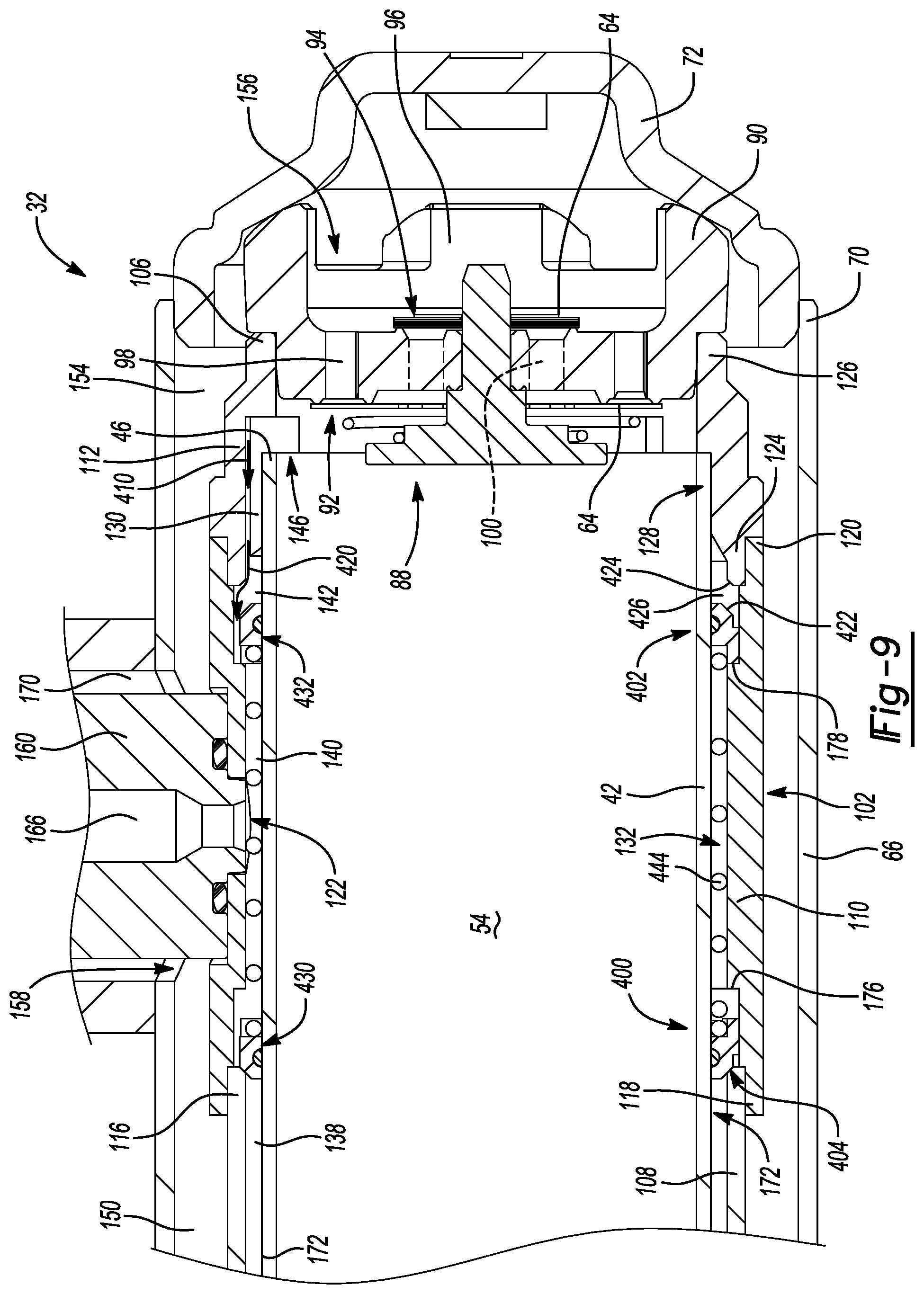 Patent US11781611 Figure 9 – Damper with compression damping force range increase