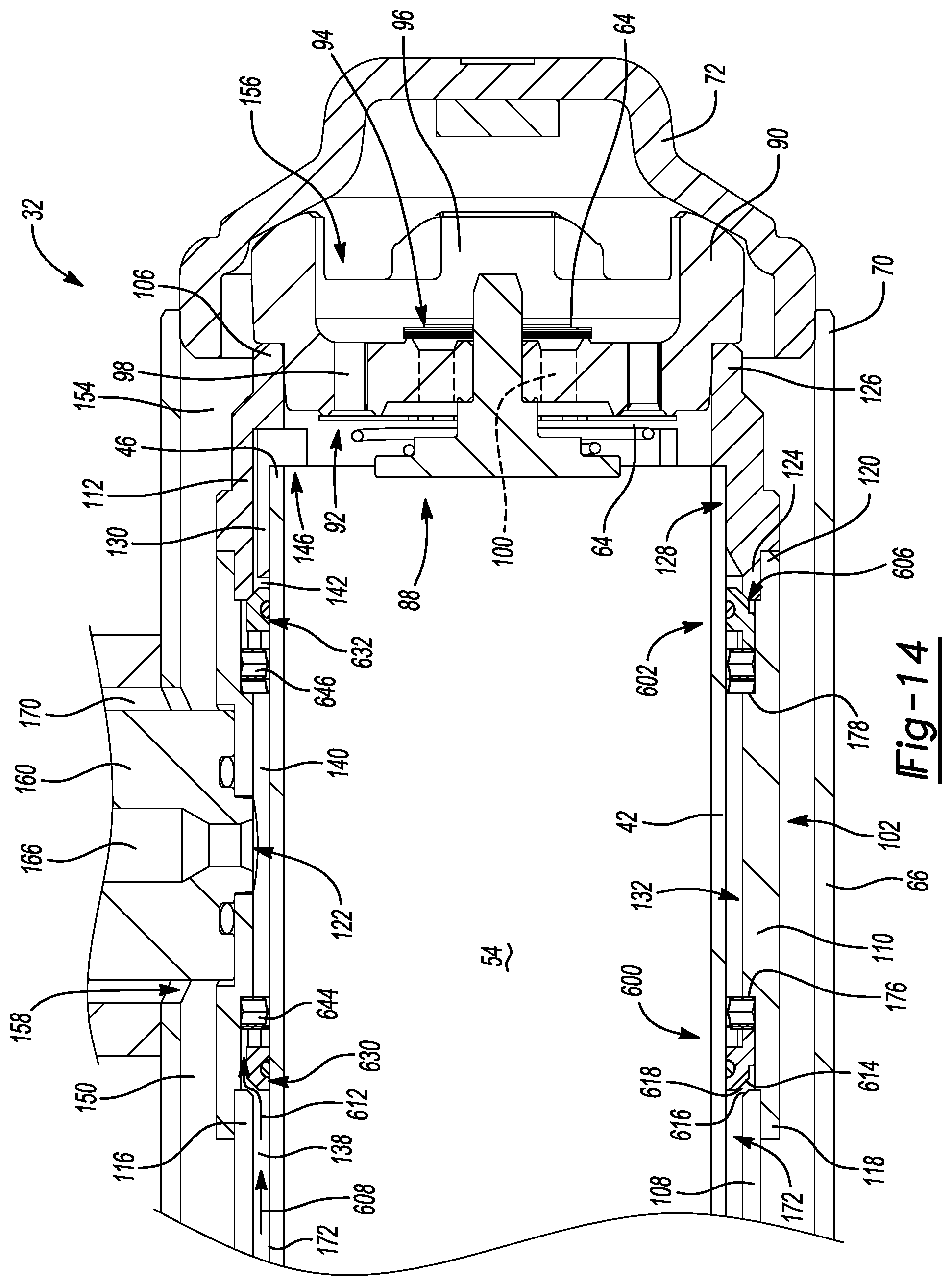 Patent US11781611 Figure 14 – Damper with compression damping force range increase