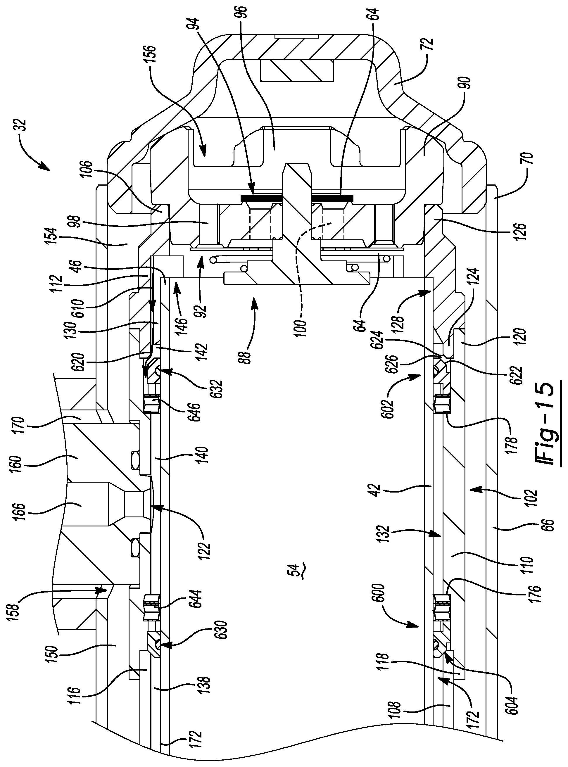Patent US11781611 Figure 15 – Damper with compression damping force range increase