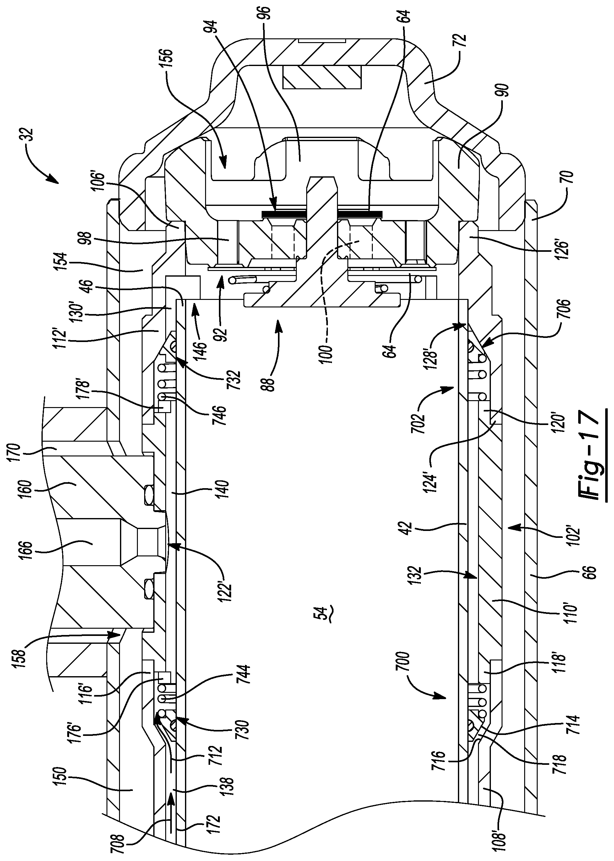 Patent US11781611 Figure 17 – Damper with compression damping force range increase