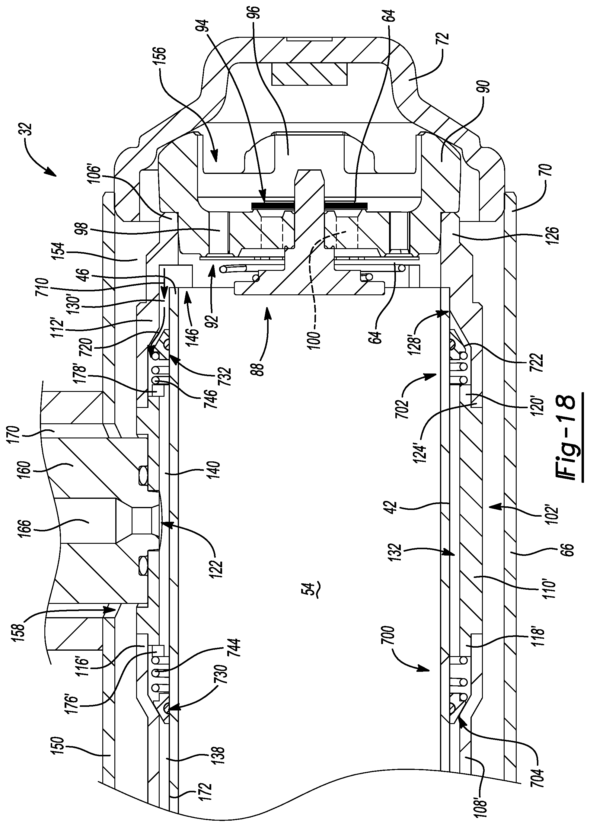 Patent US11781611 Figure 18 – Damper with compression damping force range increase