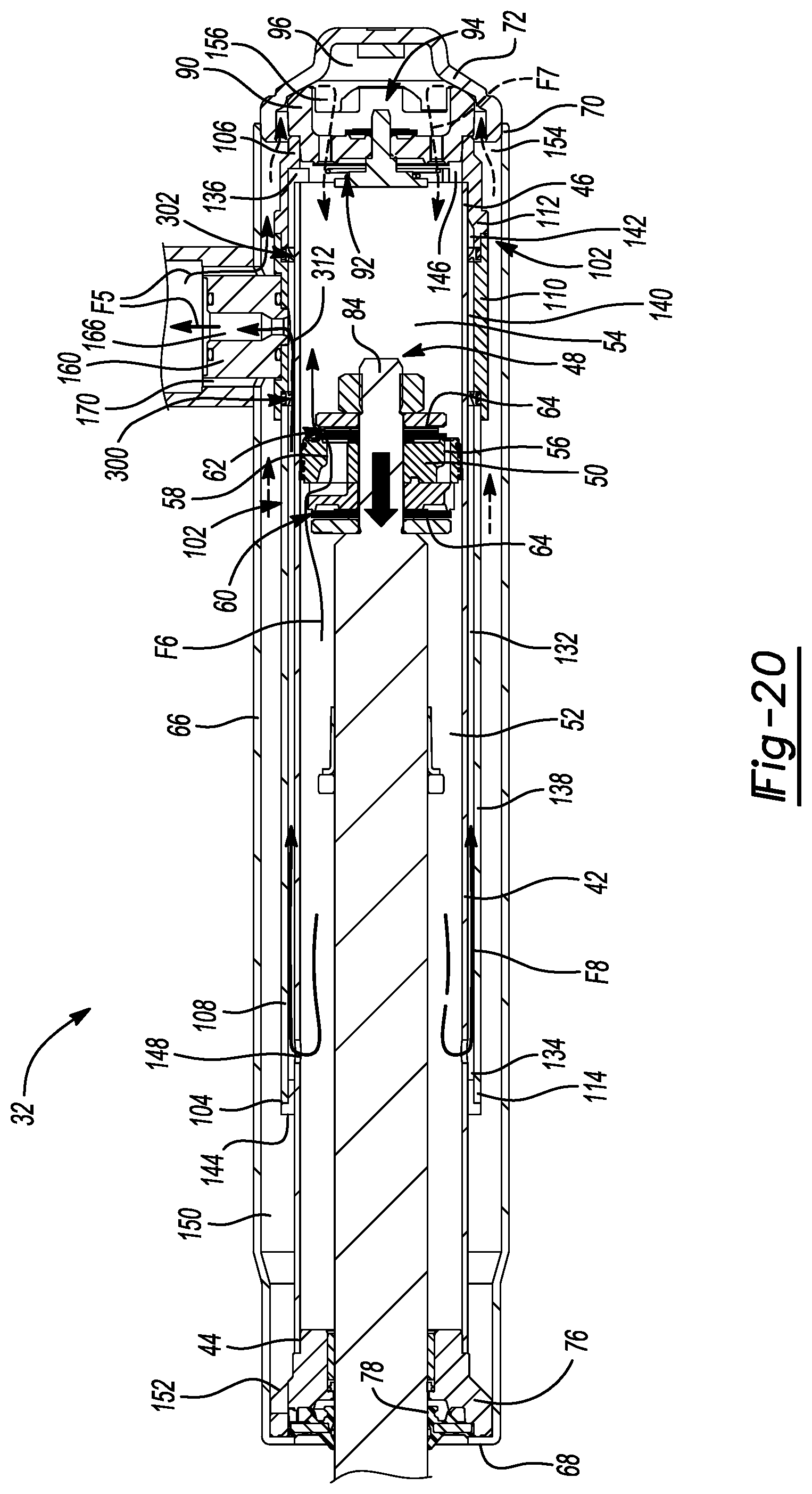 Patent US11781611 Figure 20 – Damper with compression damping force range increase