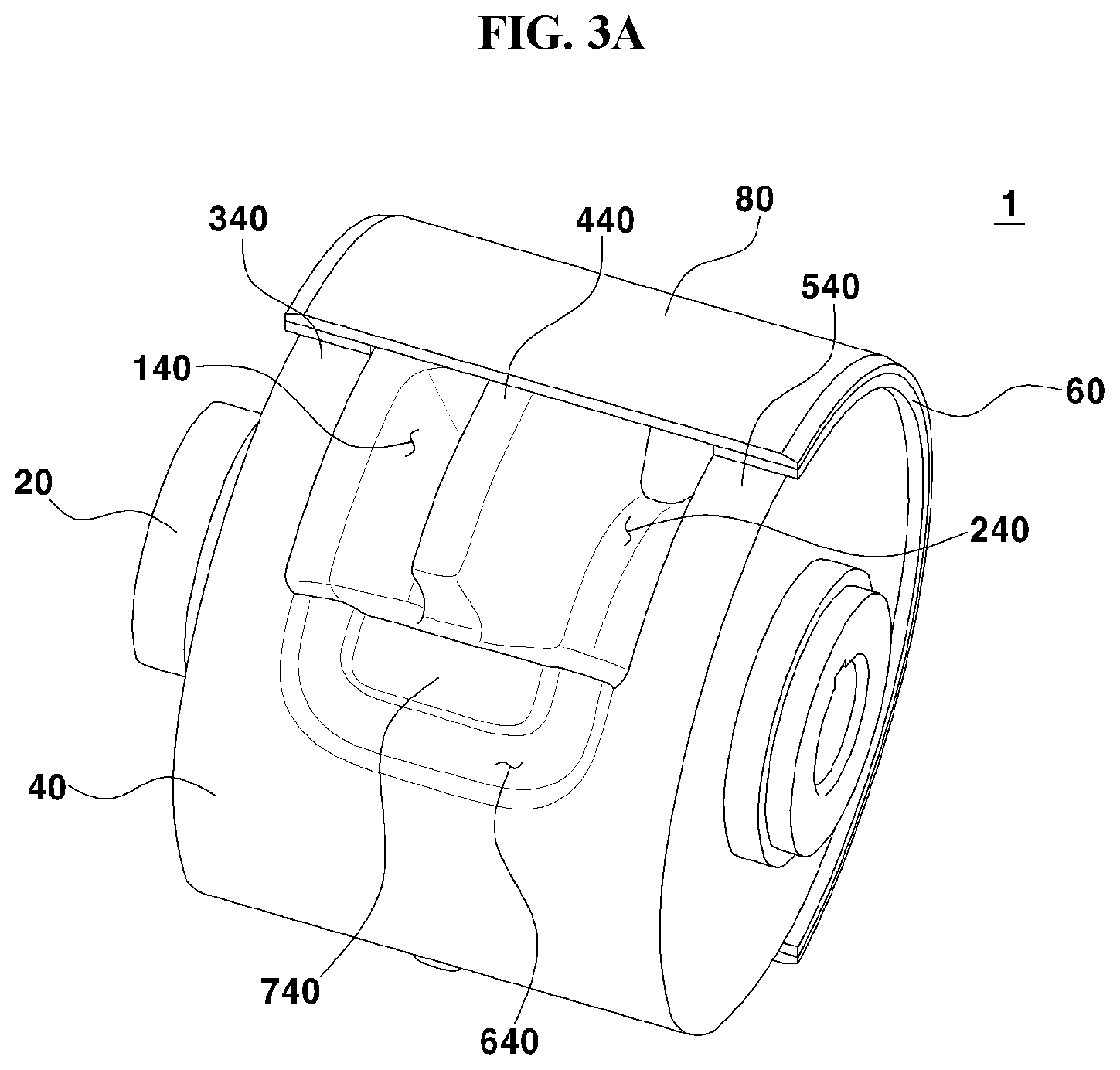 Patent US11781613 Figure 3 – Bush-type hydraulic mount