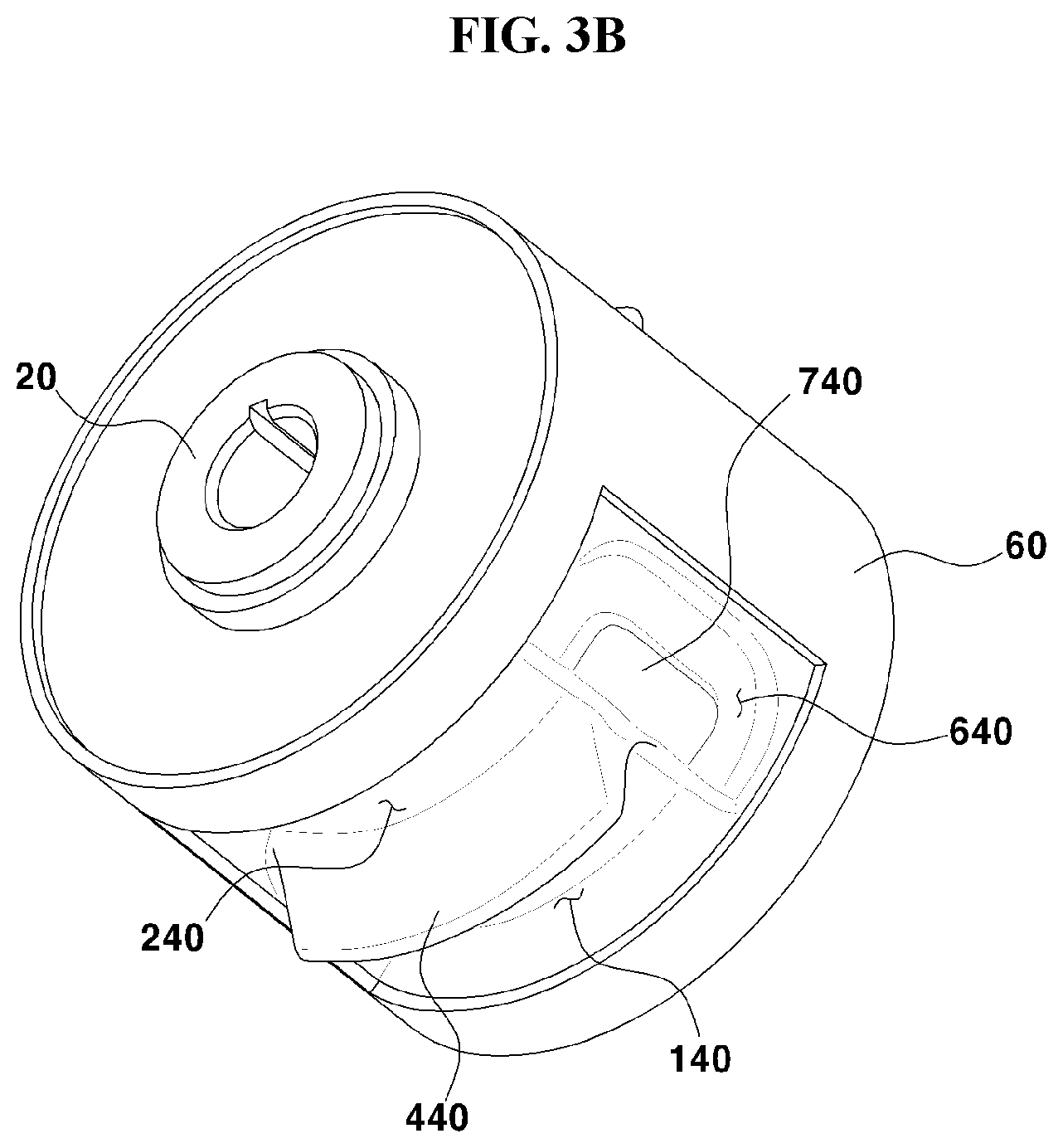 Patent US11781613 Figure 4 – Bush-type hydraulic mount