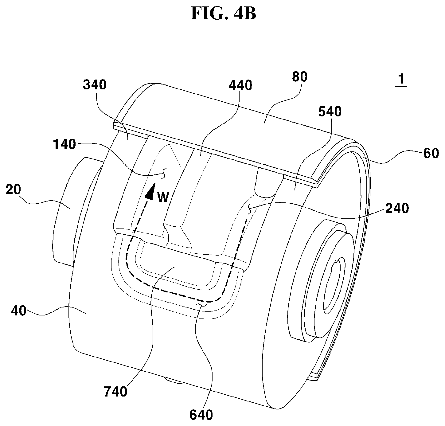 Patent US11781613 Figure 6 – Bush-type hydraulic mount