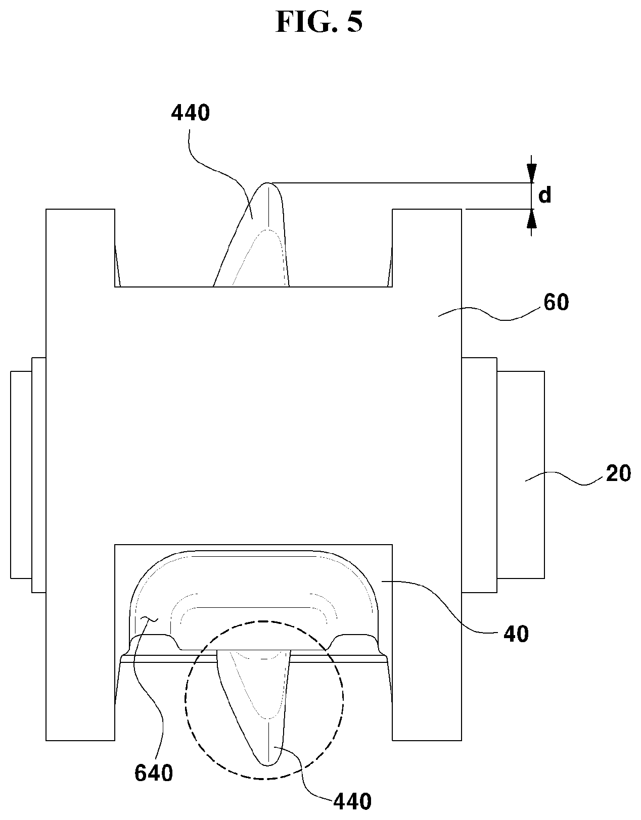 Patent US11781613 Figure 7 – Bush-type hydraulic mount