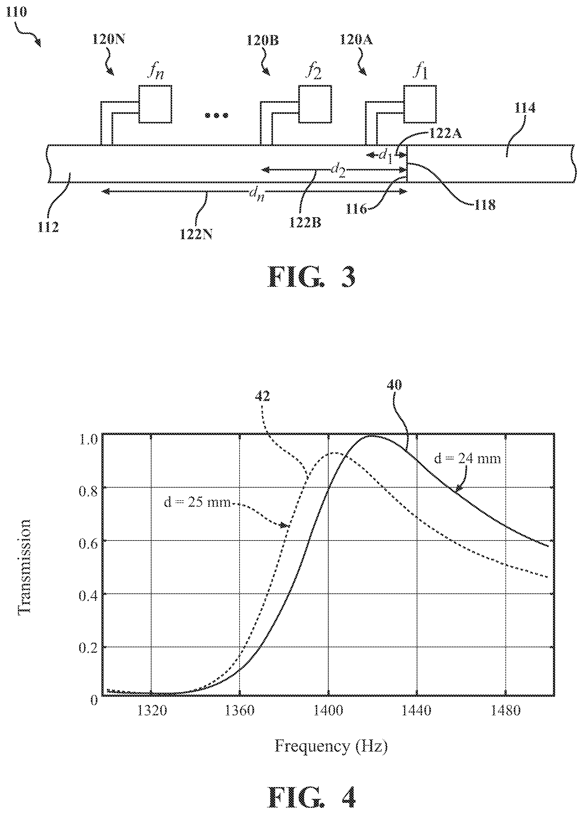 Patent US11781614 Figure 2 – System for transmitting a flexural wave from one structure to another by impedance matching