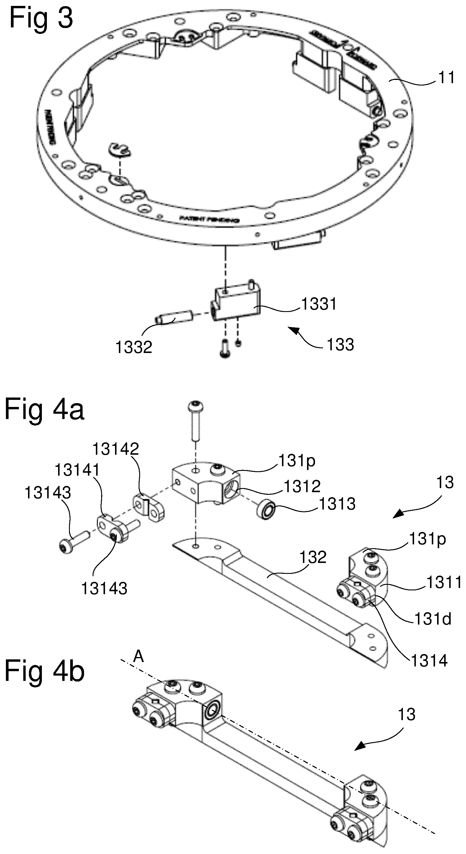 Patent US11781615 Figure 2 – Instrument mount movable platform comprising such instrument mount and use of such instrument mount