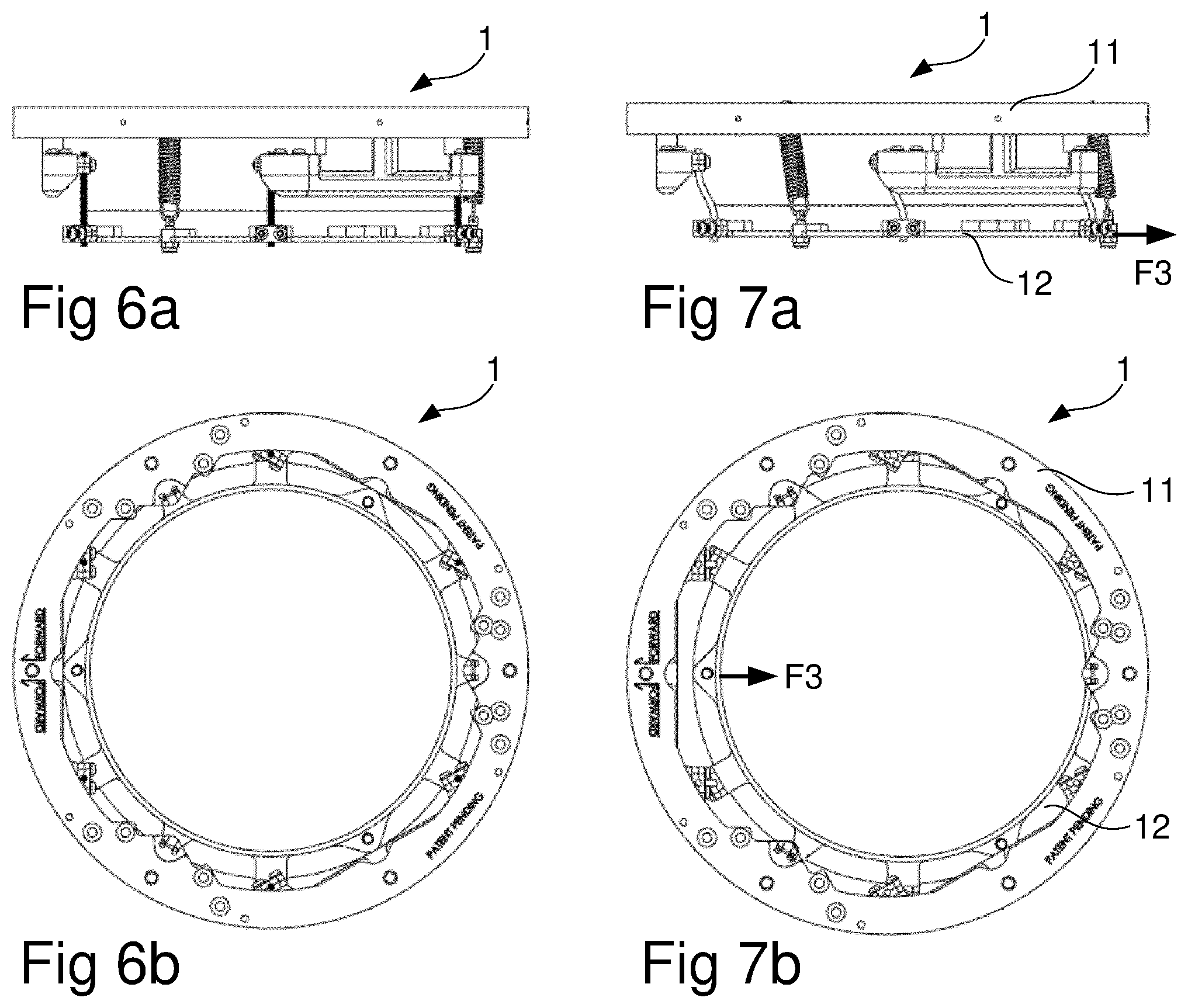 Patent US11781615 Figure 4 – Instrument mount movable platform comprising such instrument mount and use of such instrument mount