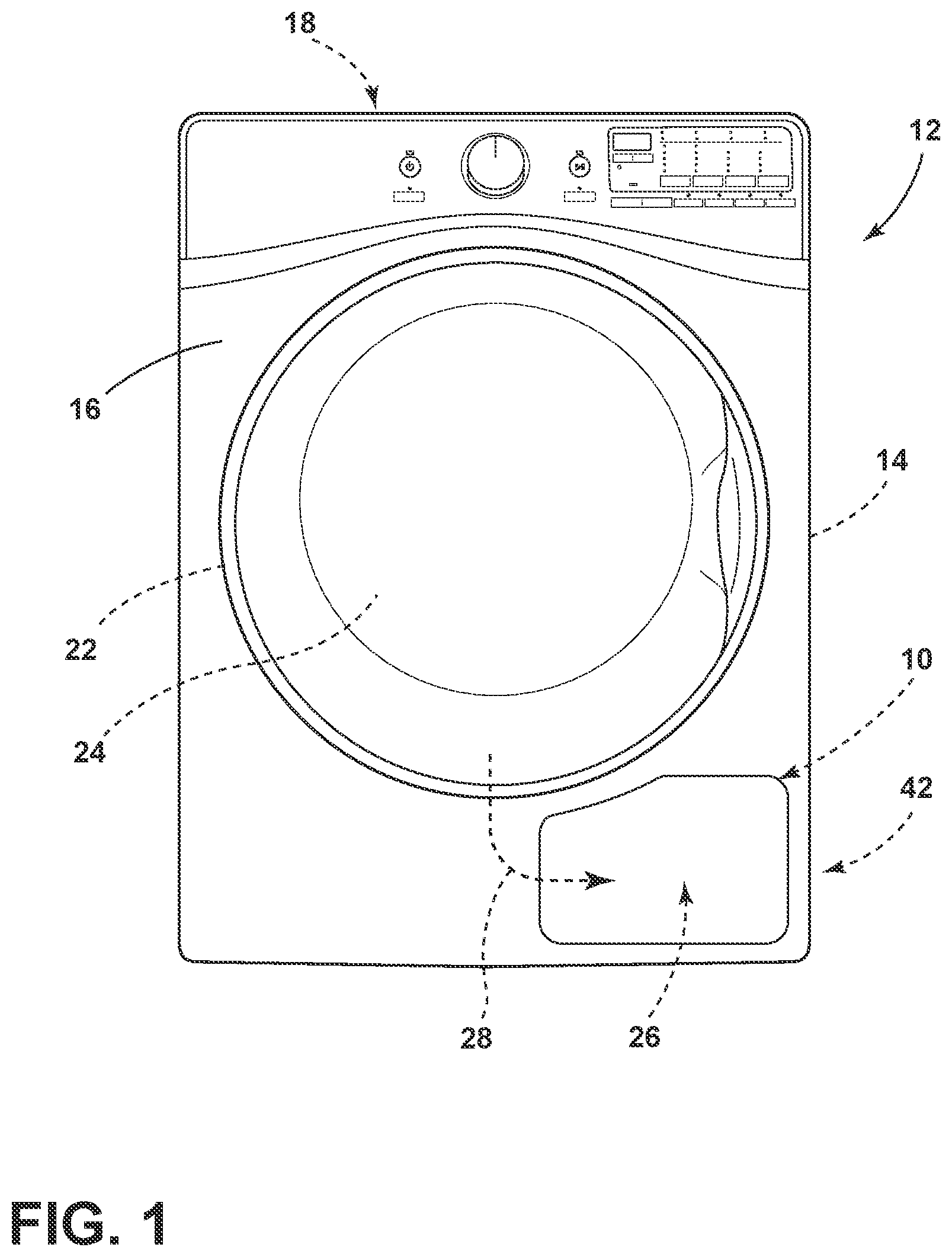 Patent US11781616 Figure 1 – Vibration isolator for an appliance motor having internal silencing voids