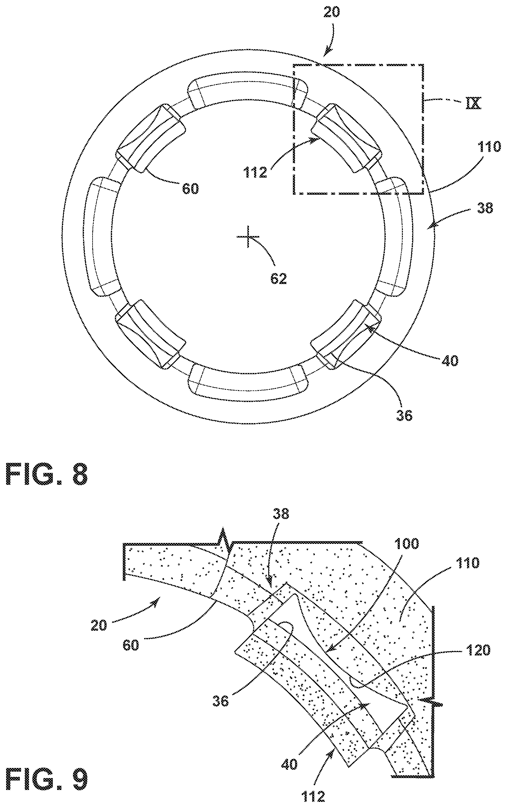 Patent US11781616 Figure 7 – Vibration isolator for an appliance motor having internal silencing voids