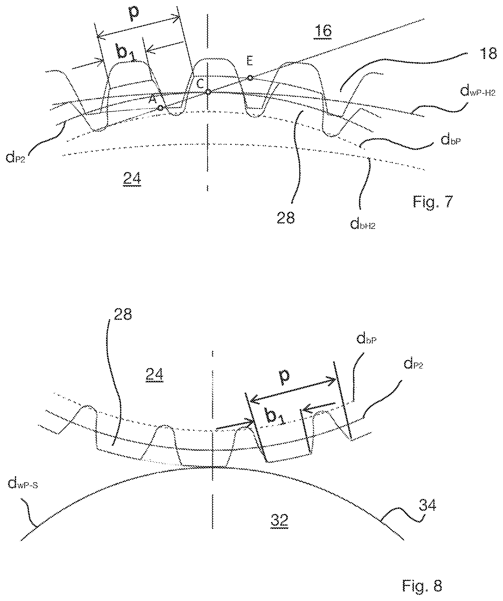 Patent US11781619 Figure 6 – Planetary transmission