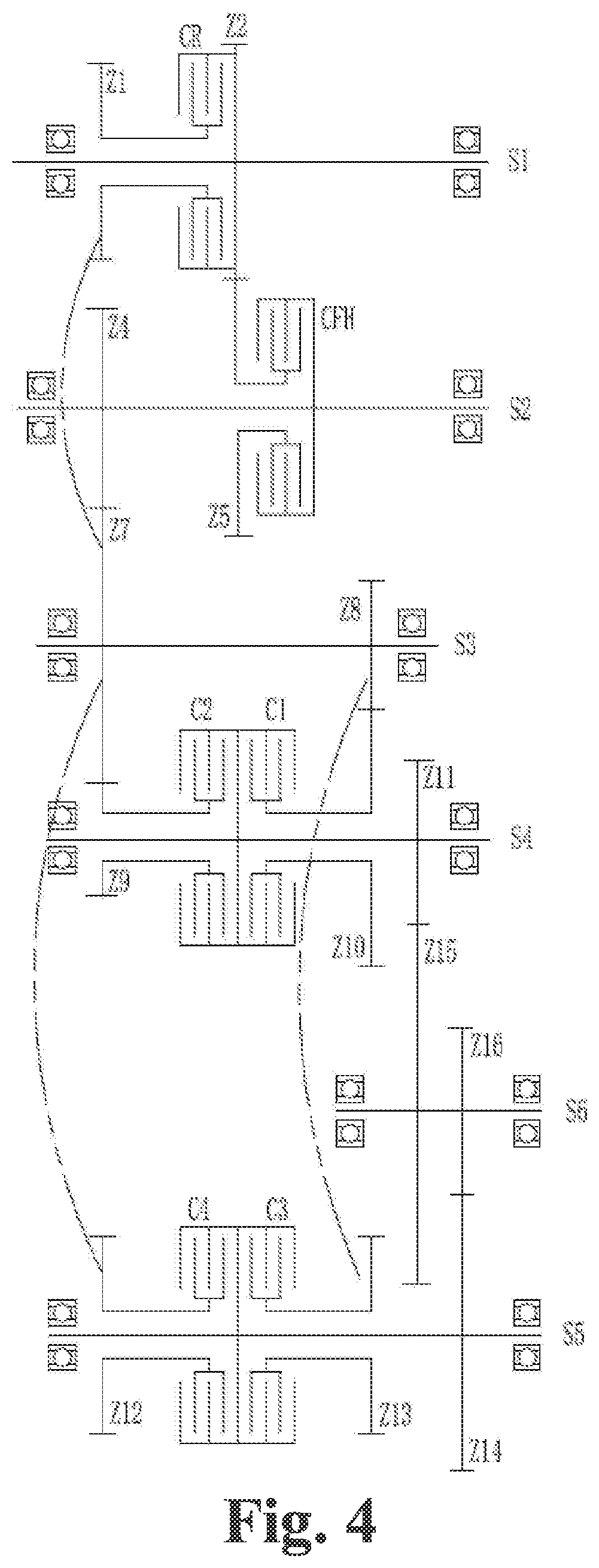 Patent US11781621 Figure 4 – Modular design gearbox and gear implementation method