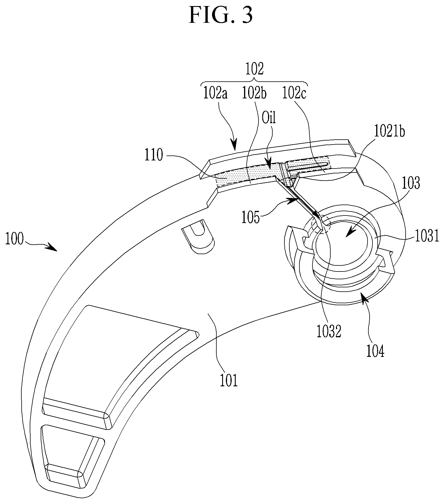 Patent US11781622 Figure 3 – Mechanical chain tensioner