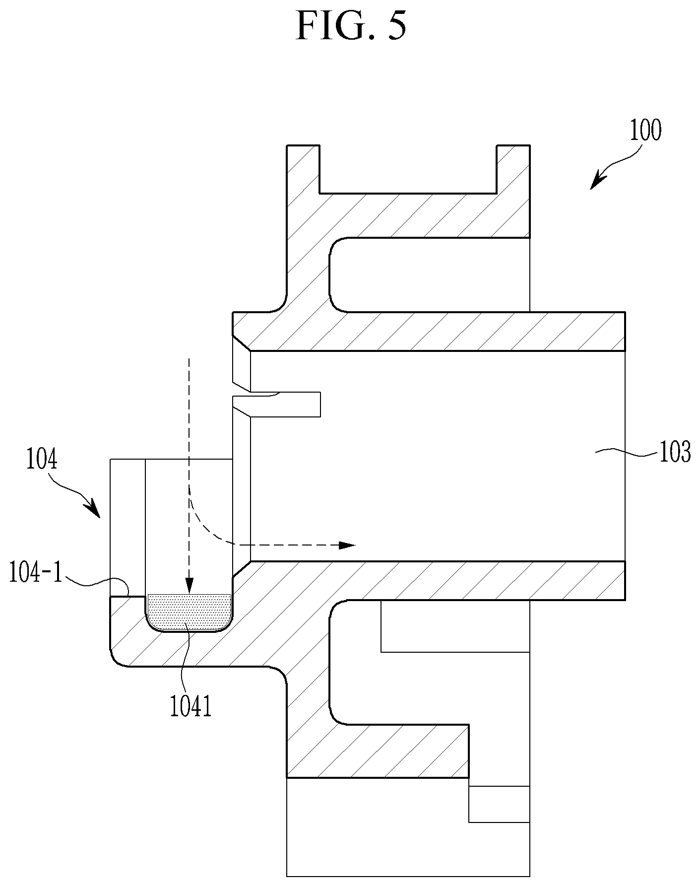 Patent US11781622 Figure 5 – Mechanical chain tensioner