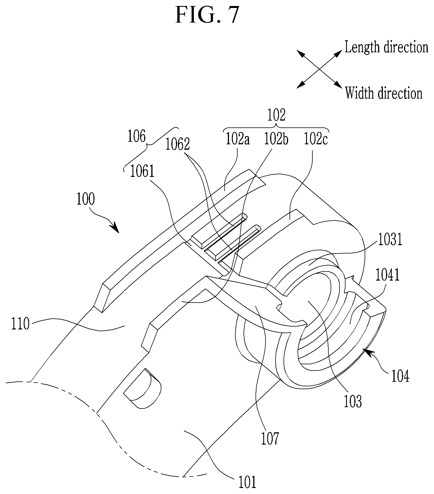 Patent US11781622 Figure 7 – Mechanical chain tensioner