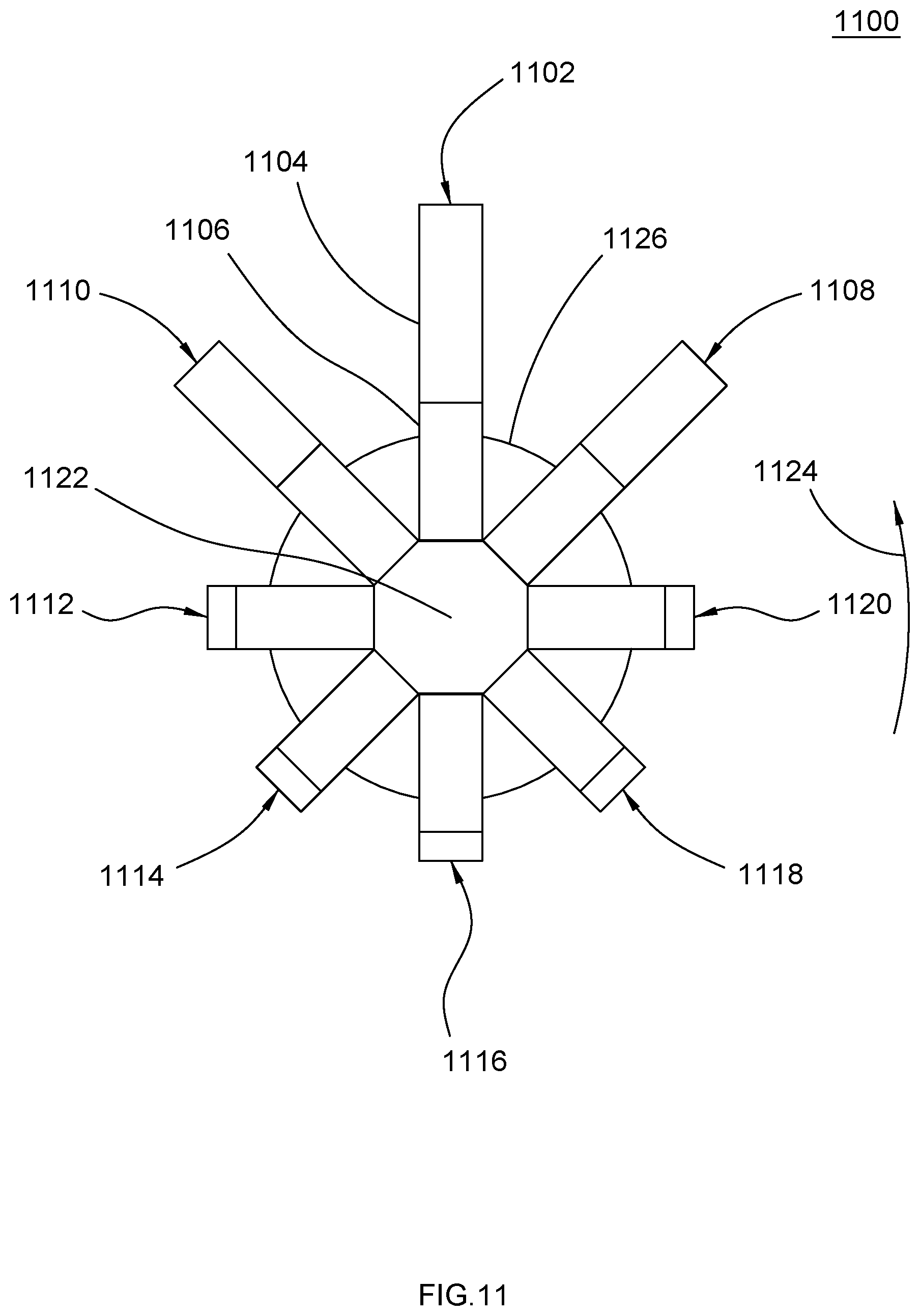 Patent US11781623 Figure 11 – Apparatus for creating centripetal force differential
