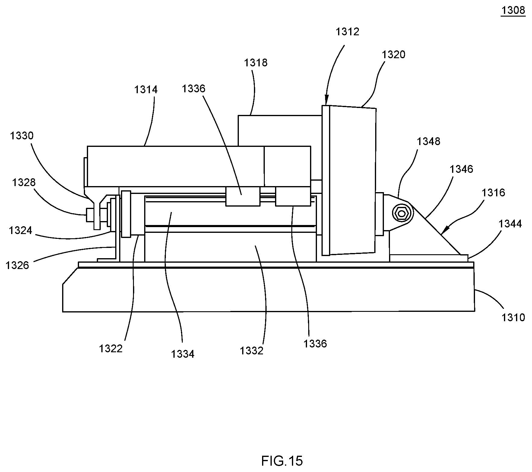 Patent US11781623 Figure 15 – Apparatus for creating centripetal force differential