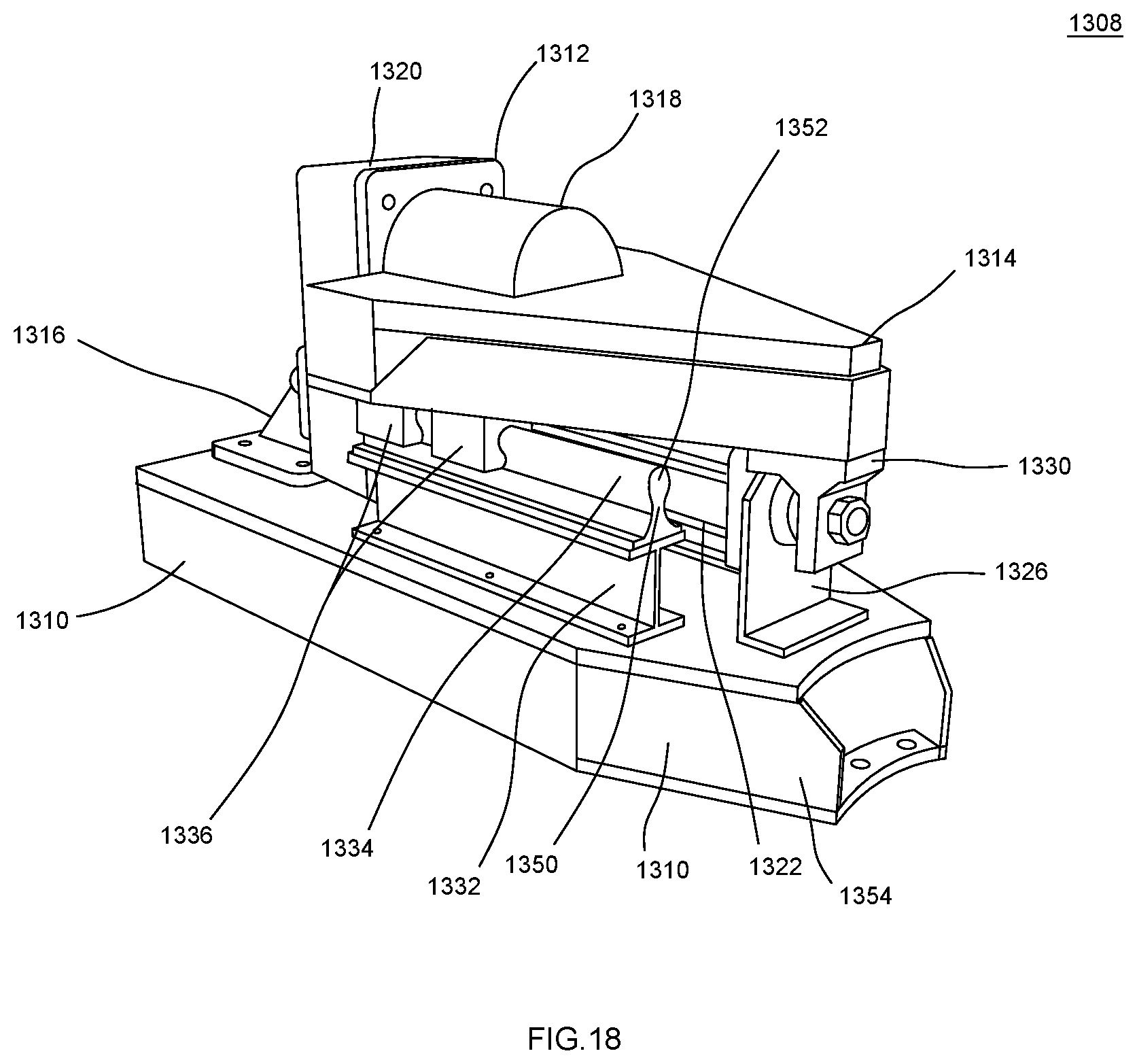 Patent US11781623 Figure 18 – Apparatus for creating centripetal force differential