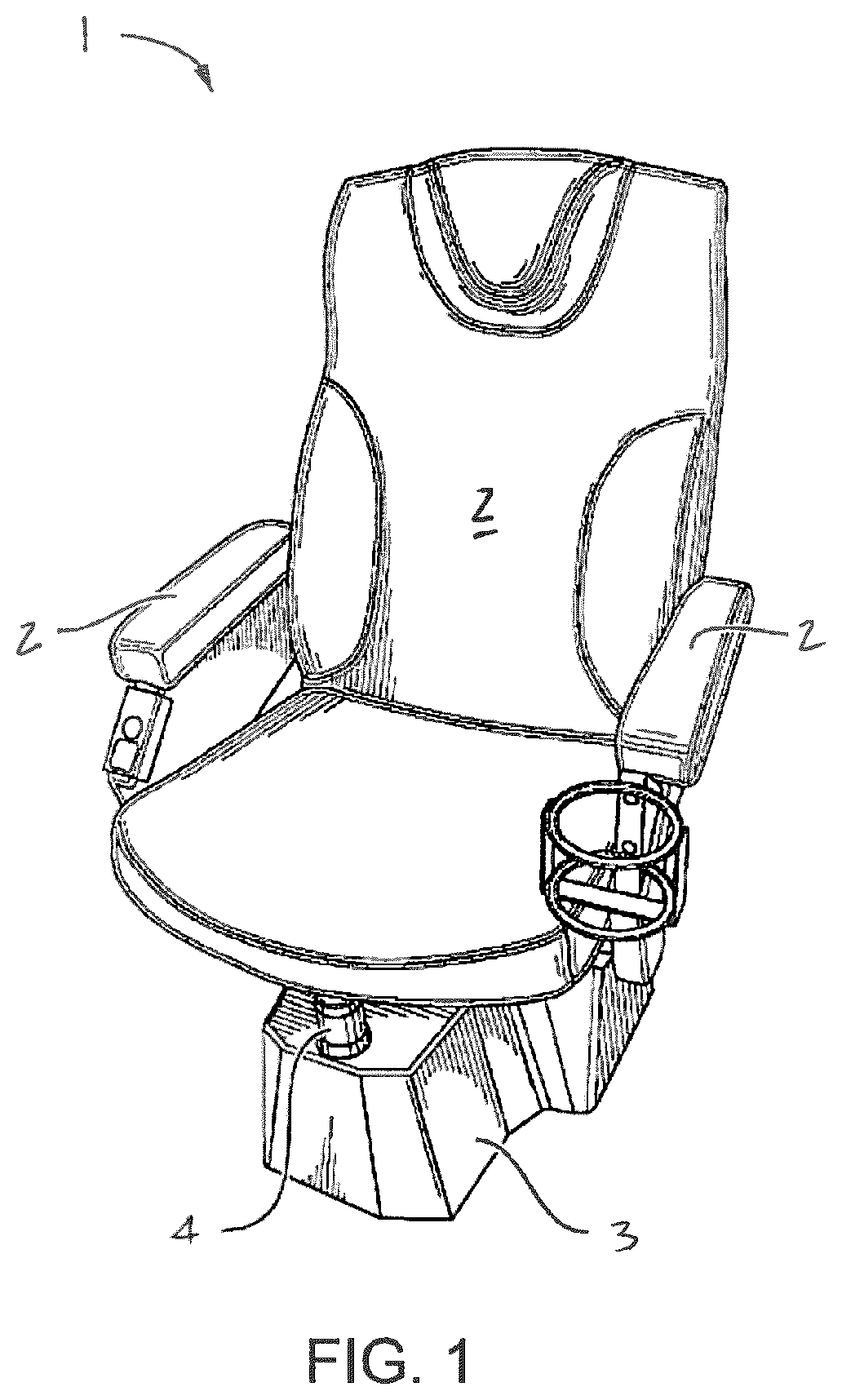 Patent US11781624 Figure 1 – Linear actuator for motion simulator